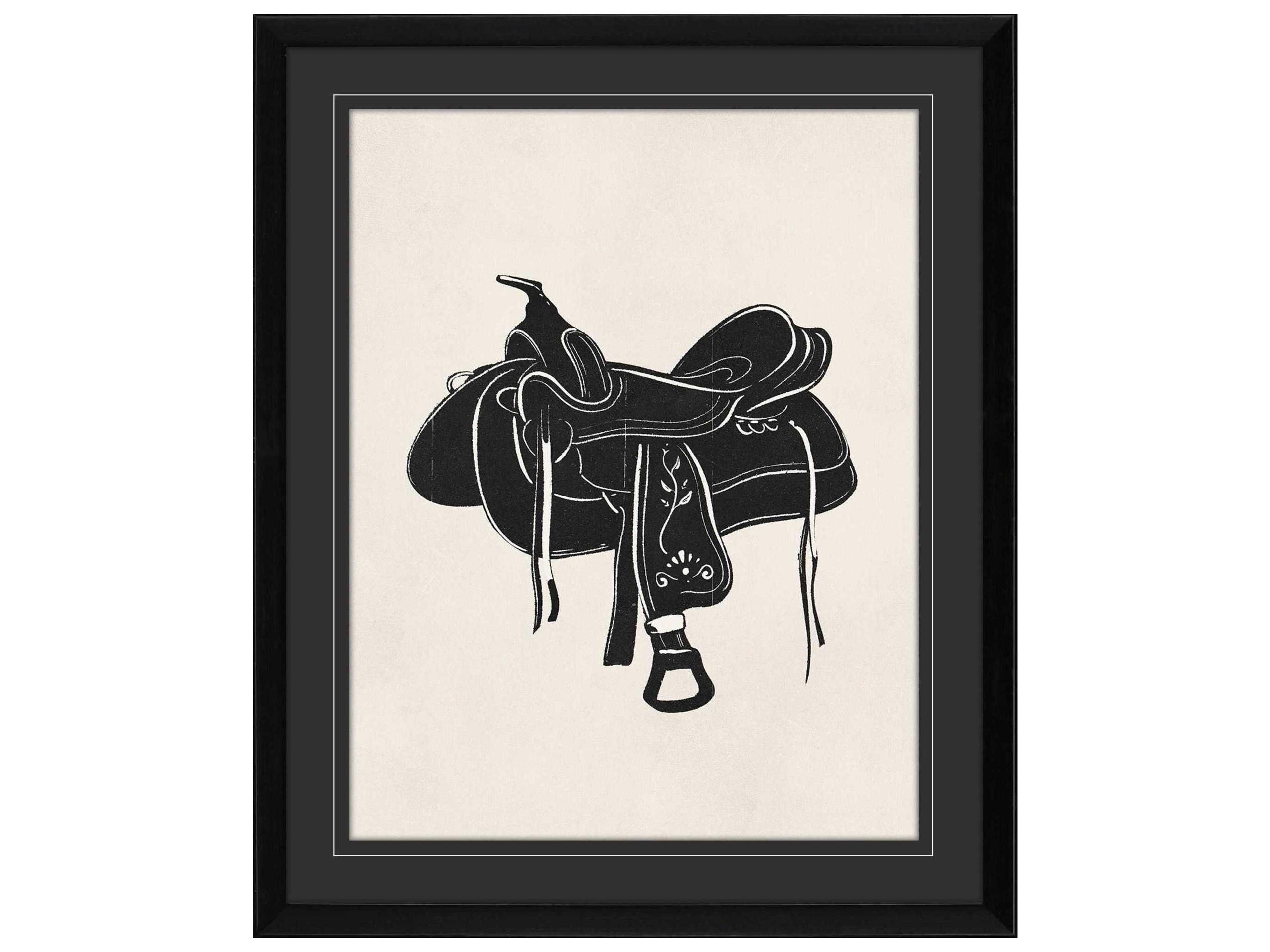 Juvenile Cowboy Saddle Wall Art