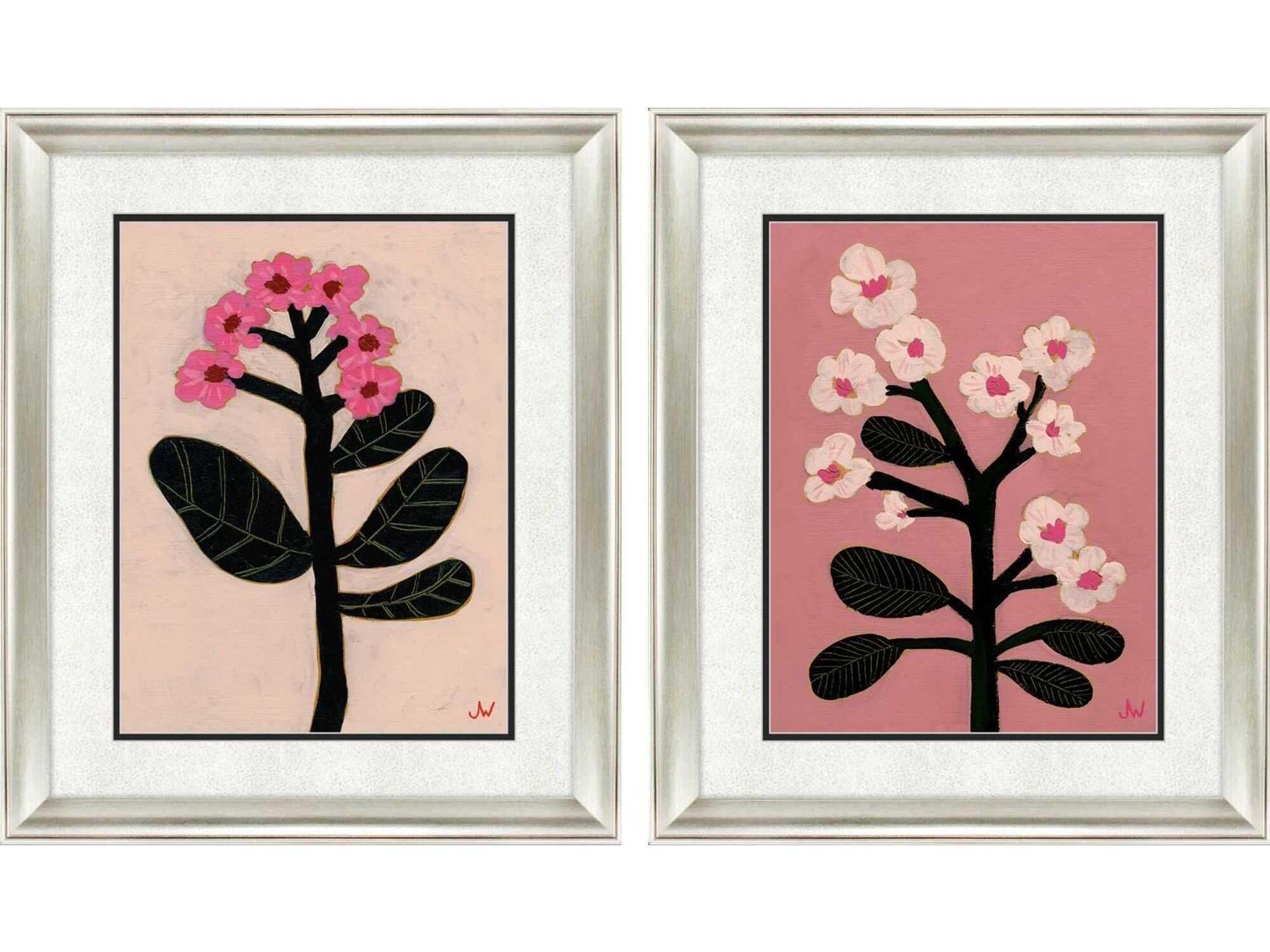 Paragon Pastel Garden-II Wall Art Set of 2