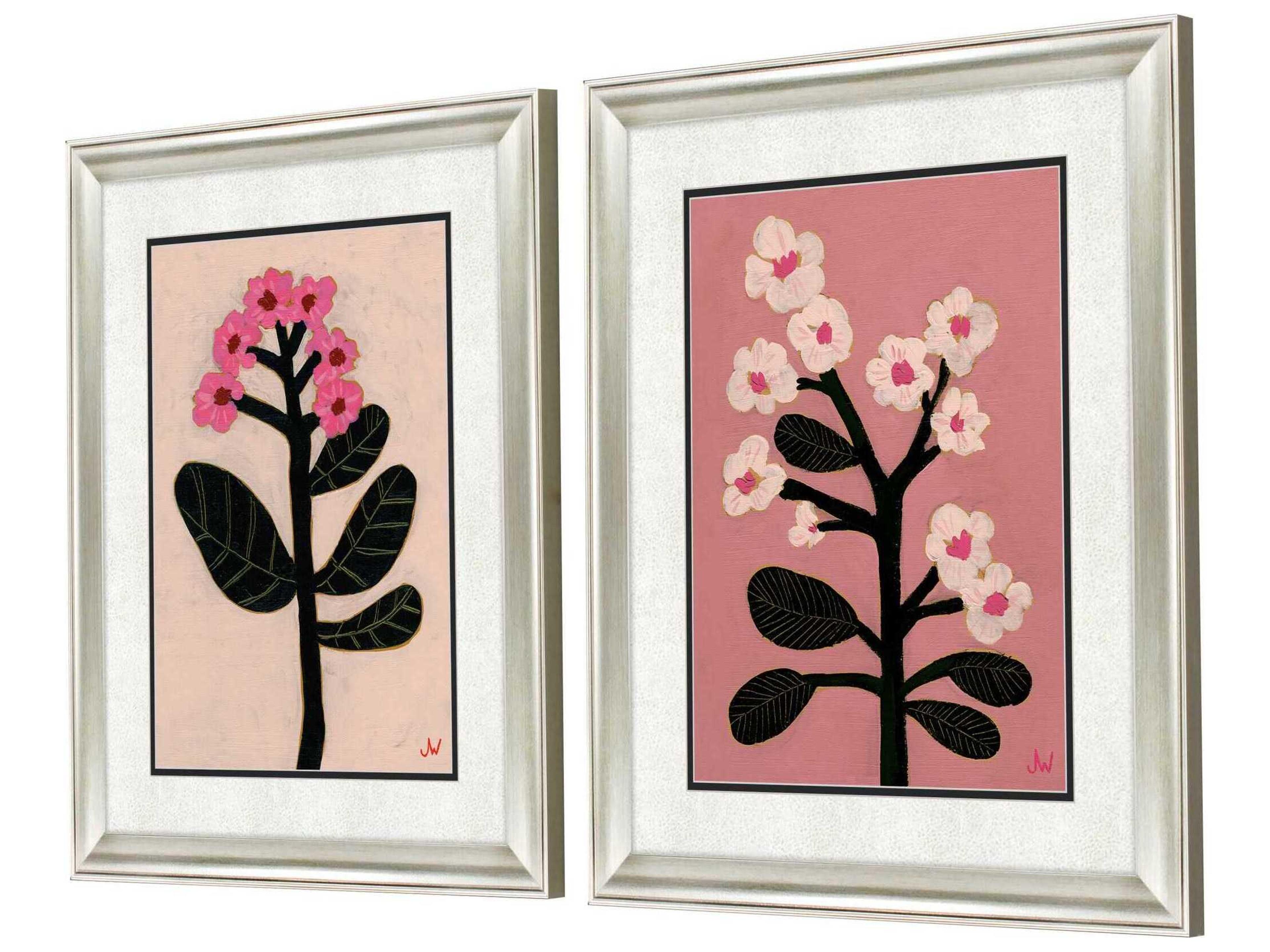 Paragon Pastel Garden-II Wall Art Set of 2