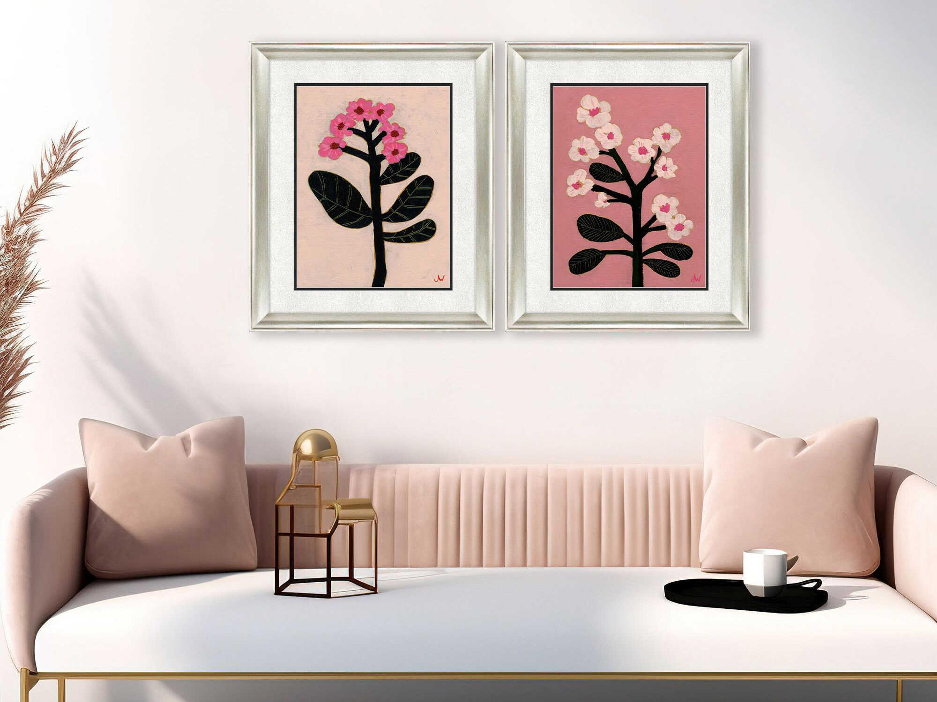 Paragon Pastel Garden-II Wall Art Set of 2