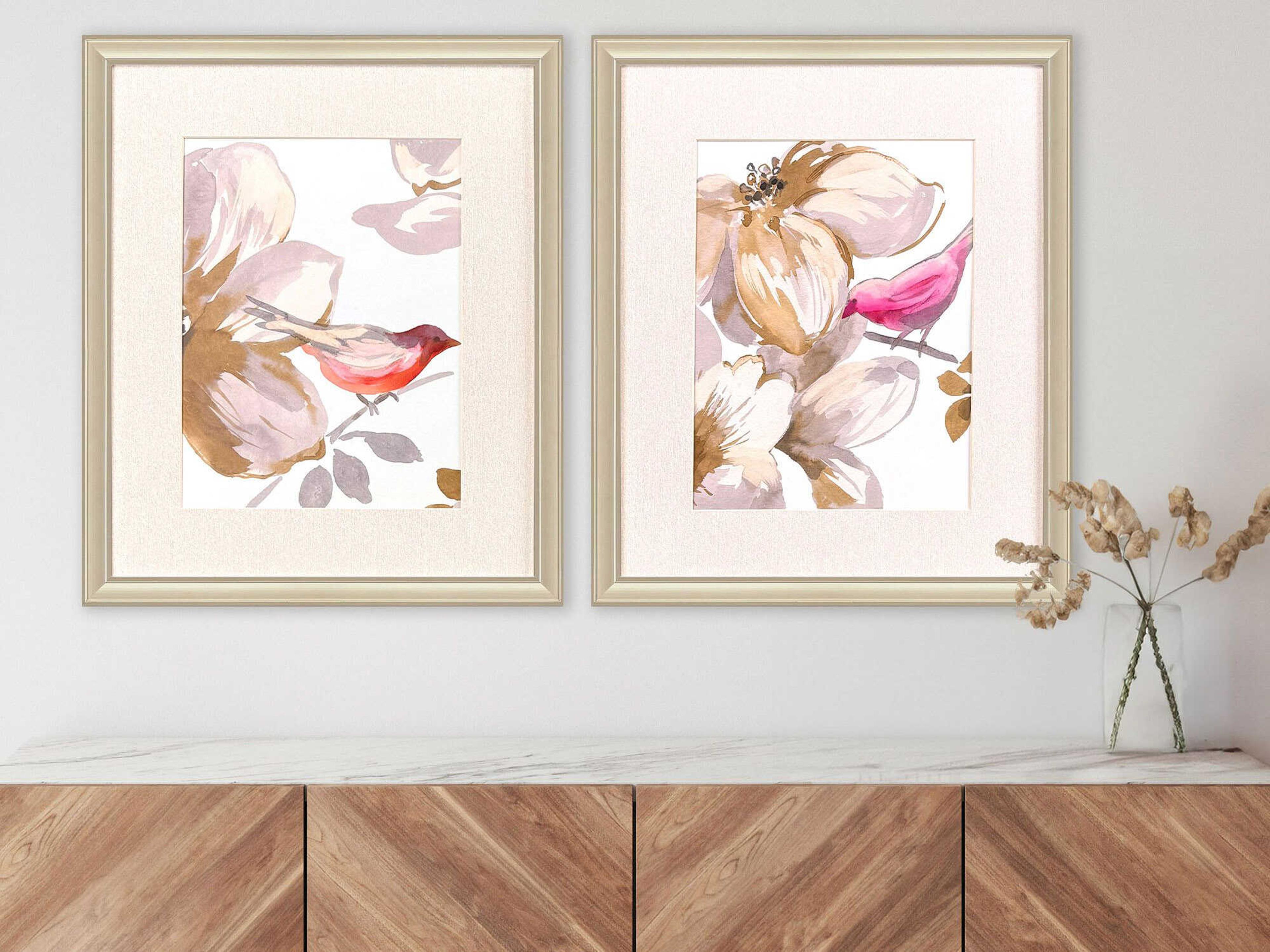 Paragon Animals Bird Chatter Wall Art Set of 2