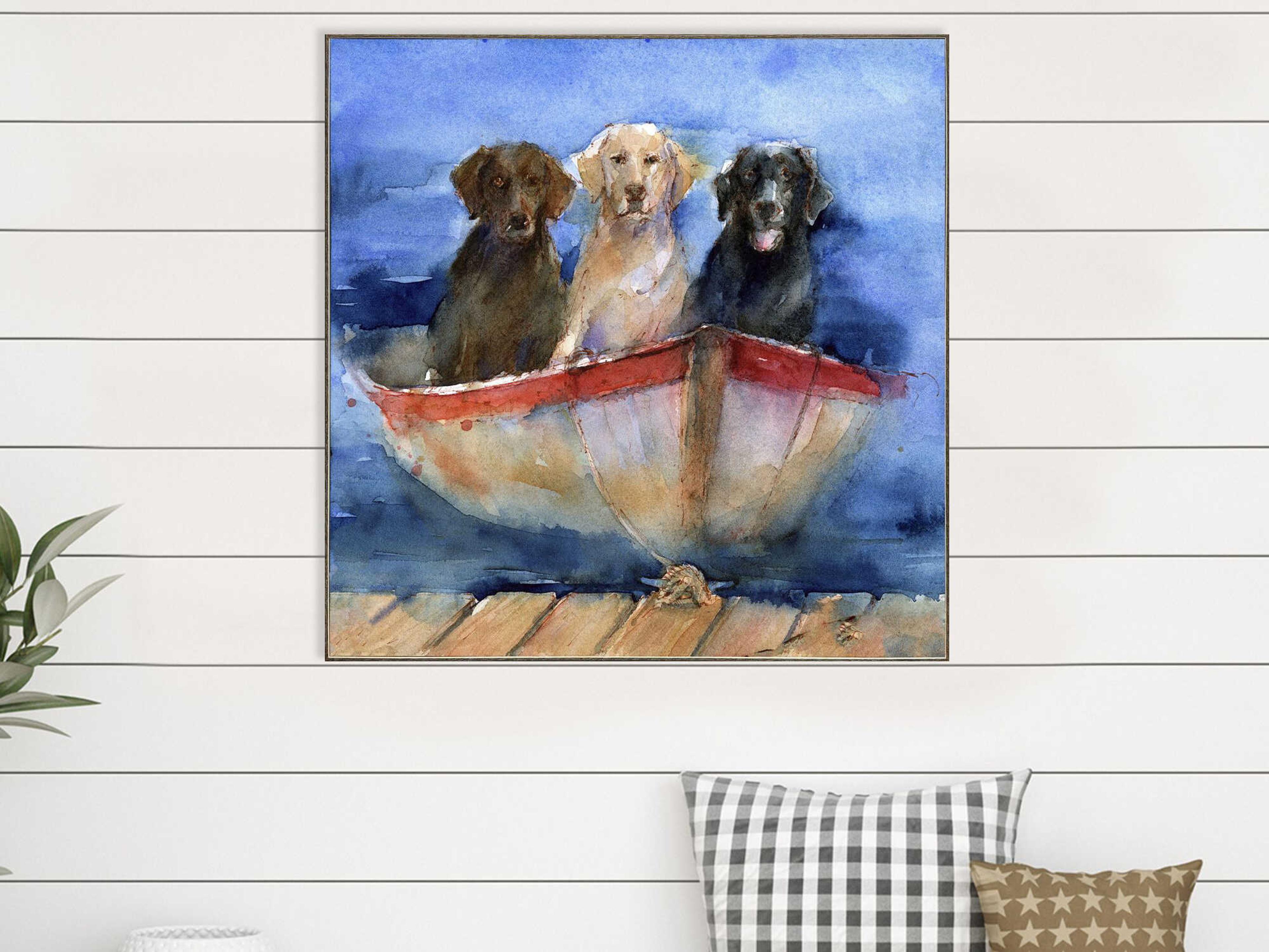 Paragon Animals Boat Labs Canvas Wall Art