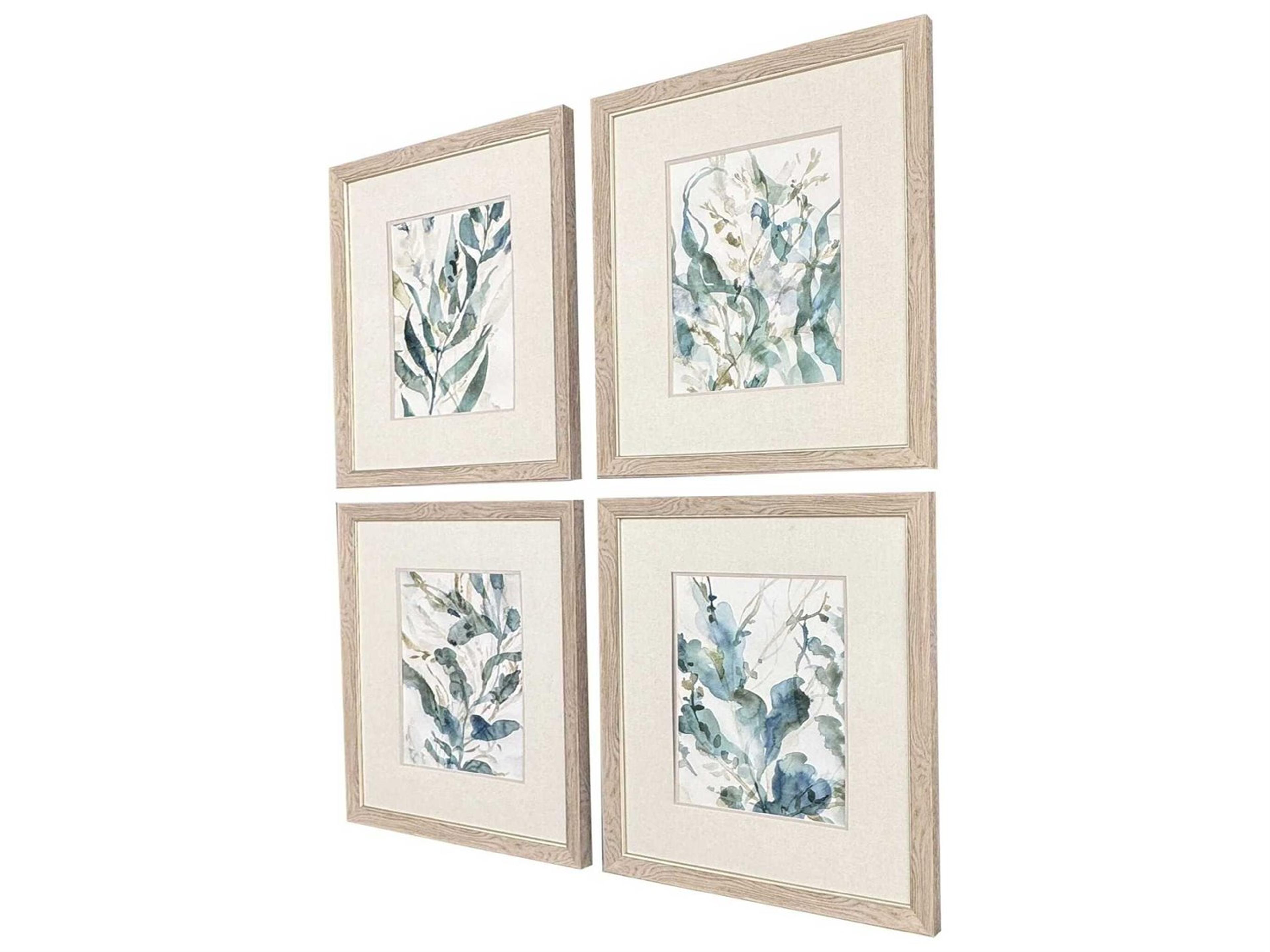 Paragon Waterside Underwater Botany Wall Art Set of 4
