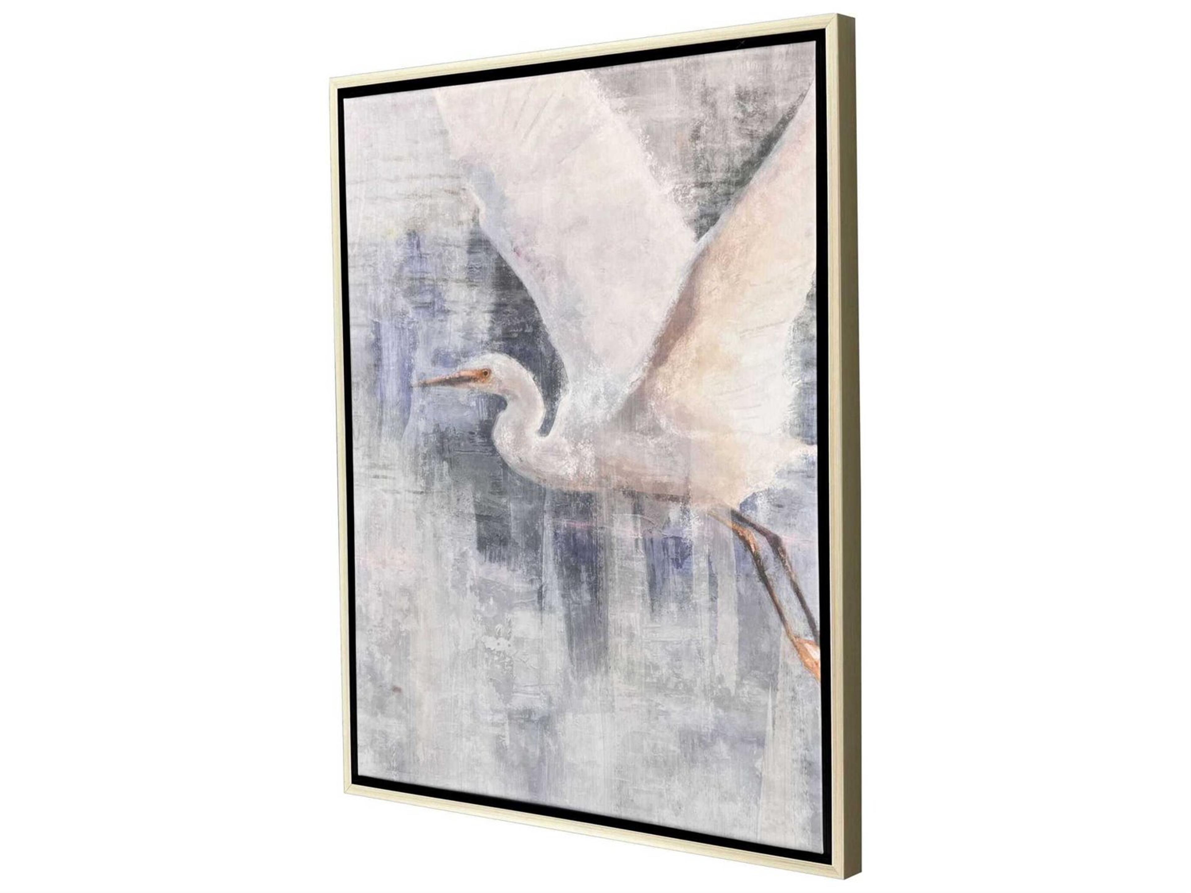 Paragon Animals Glacier Heron-II Canvas Wall Art