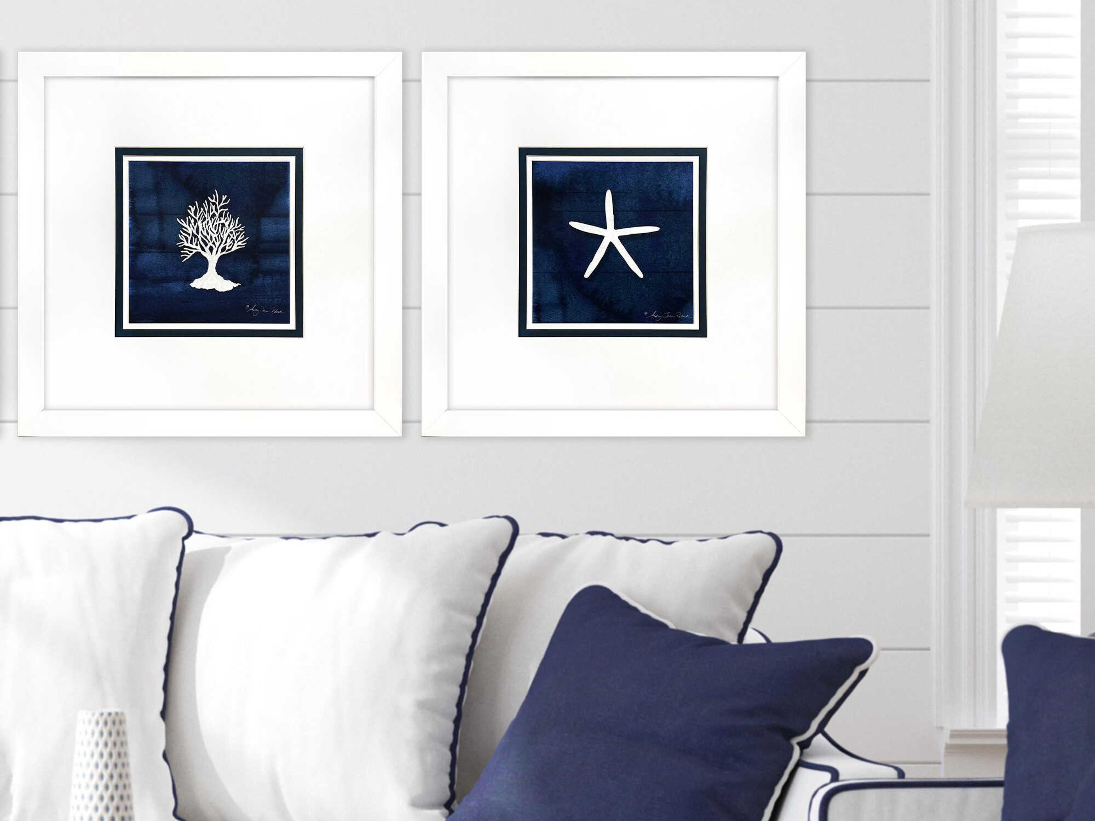 Paragon Animals Coral Starfish Wall Art Set of 2