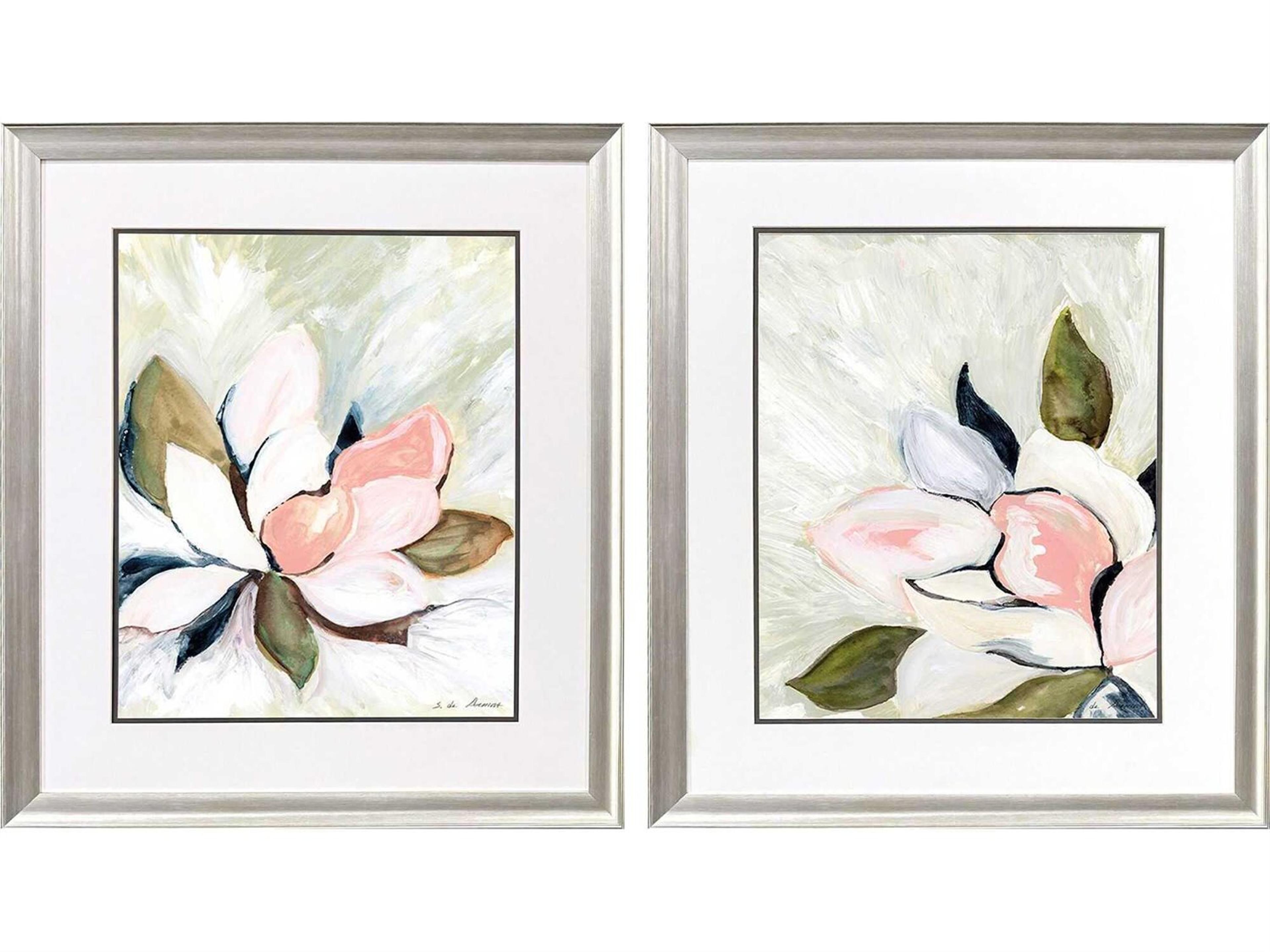 Paragon Florals Floral Burst Wall Art Set of 2