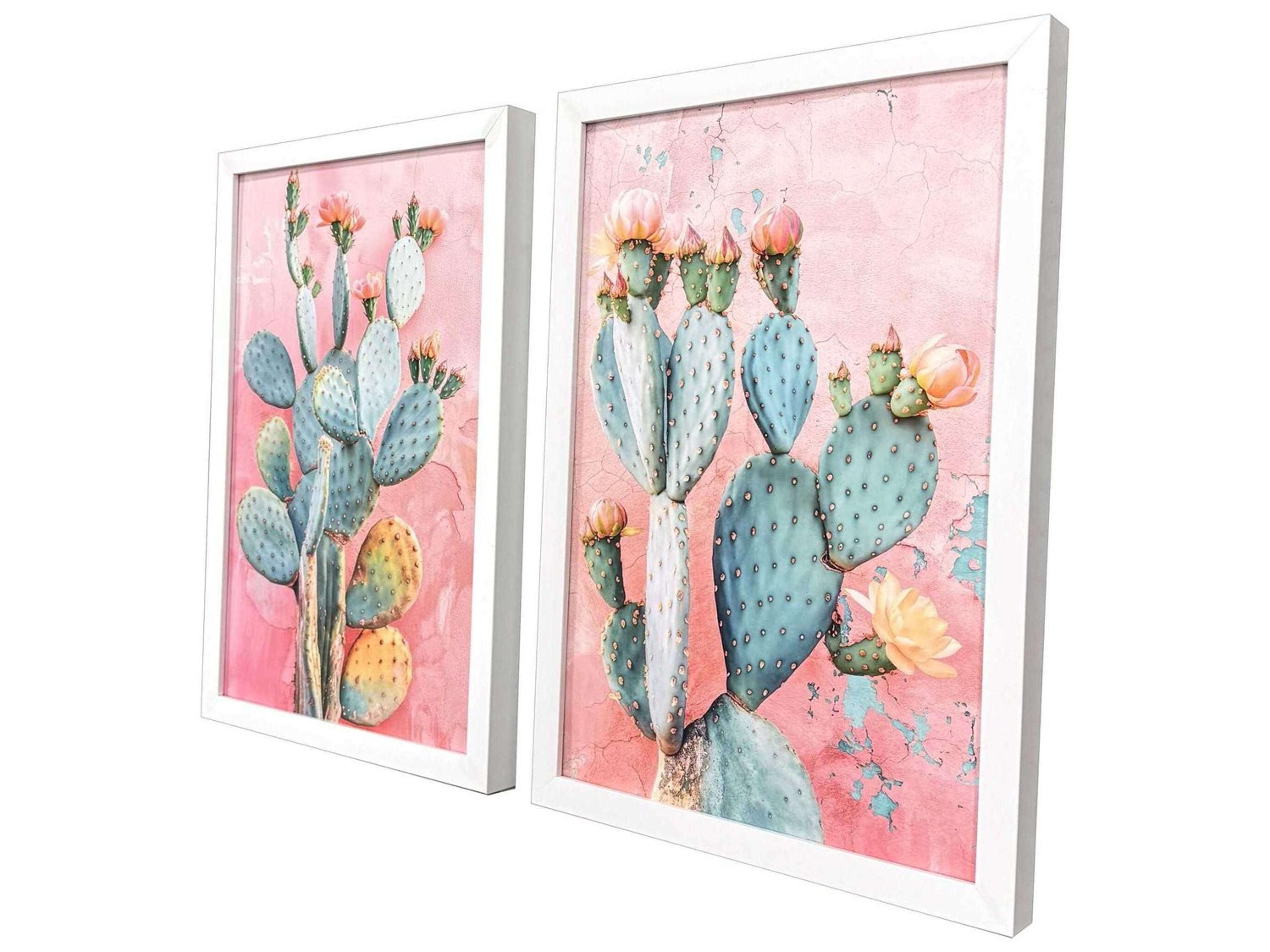 Paragon Florals Blush Botanicals-I Wall Art Set of 2