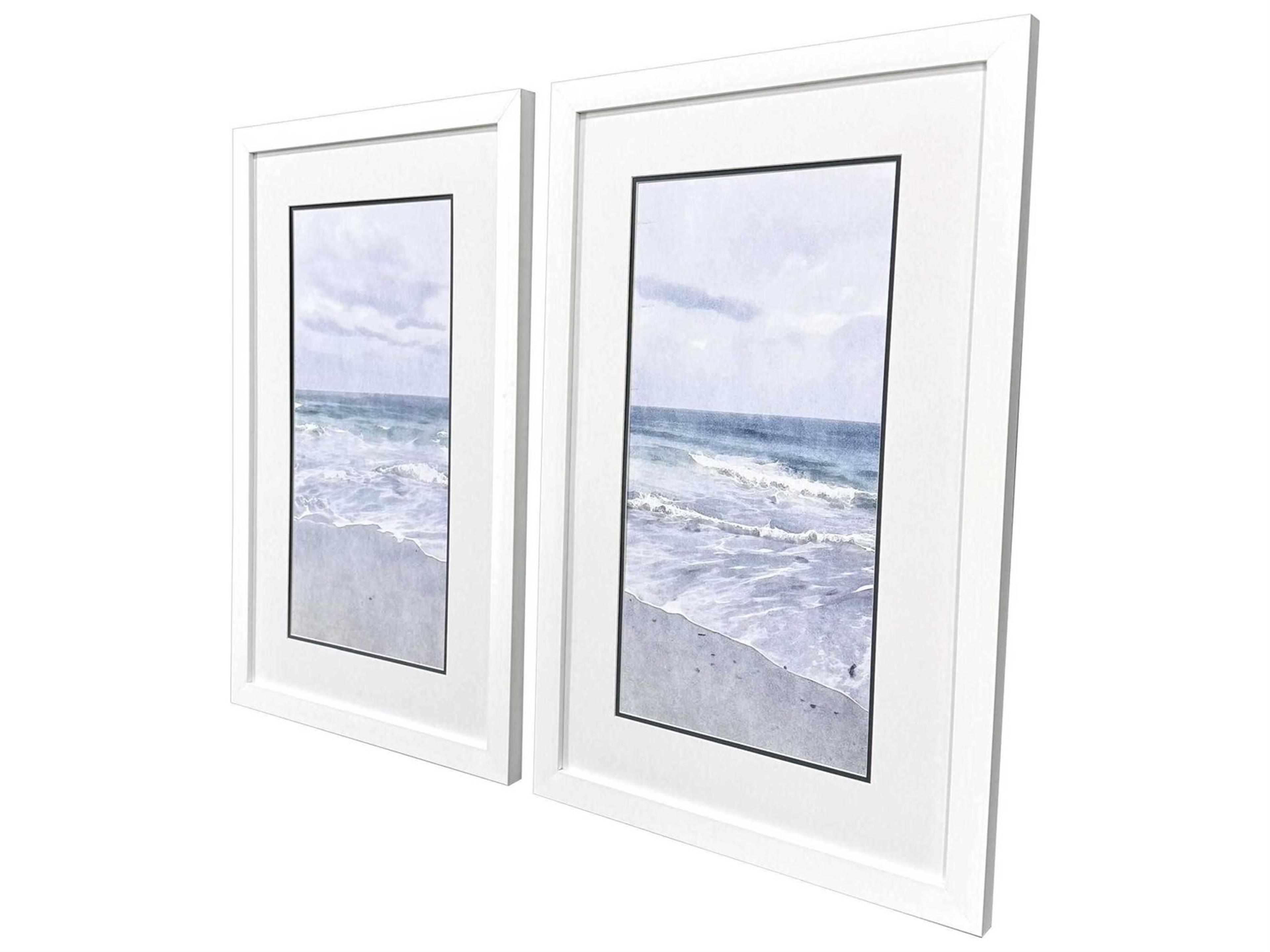 Paragon Waterside Tranquil Ocean Wall Art Set of 2
