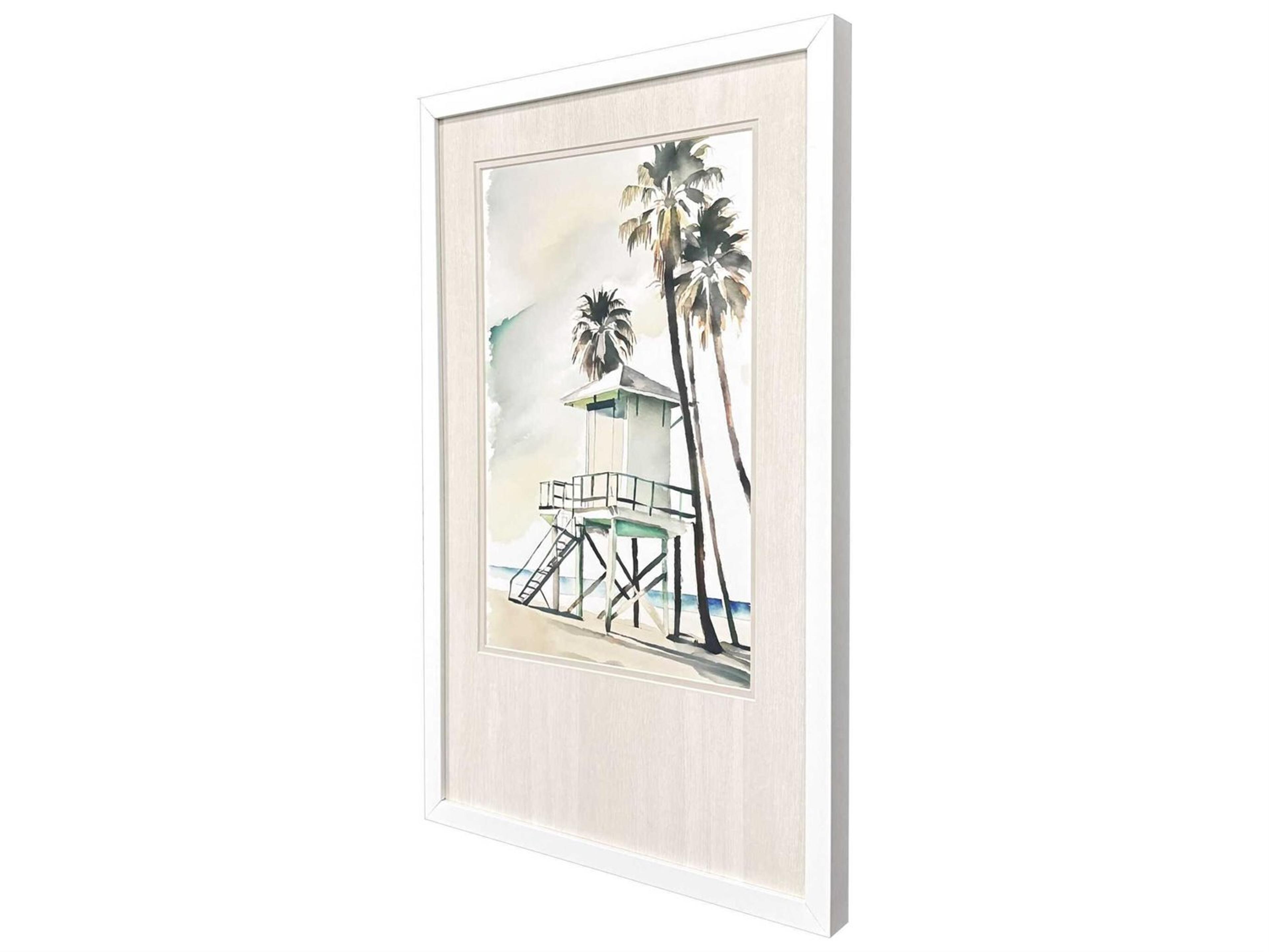 Paragon Waterside Boho Beachy Green Wall Art