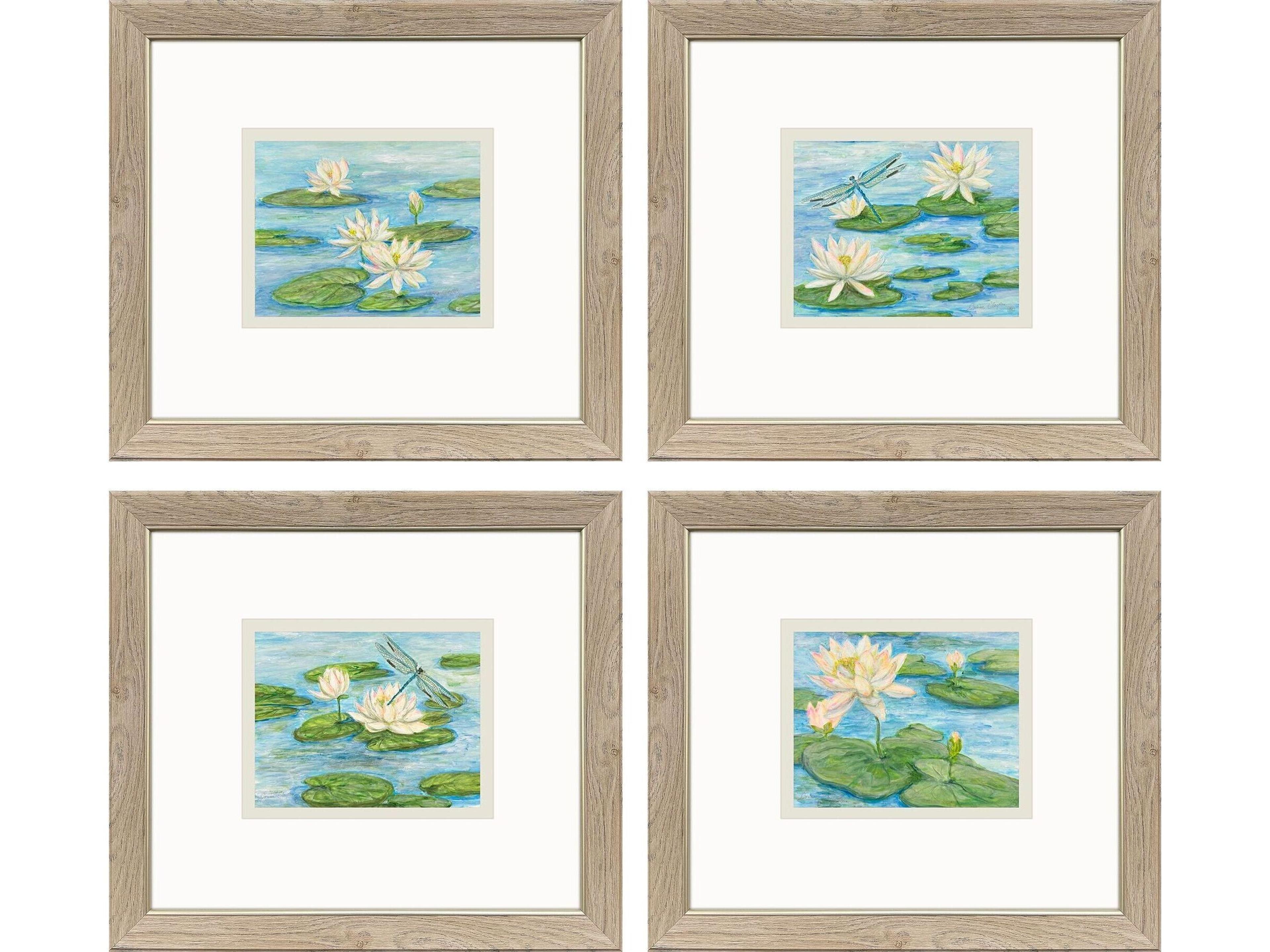 Paragon Serenity in Bloom Framed Art - Set of 4
