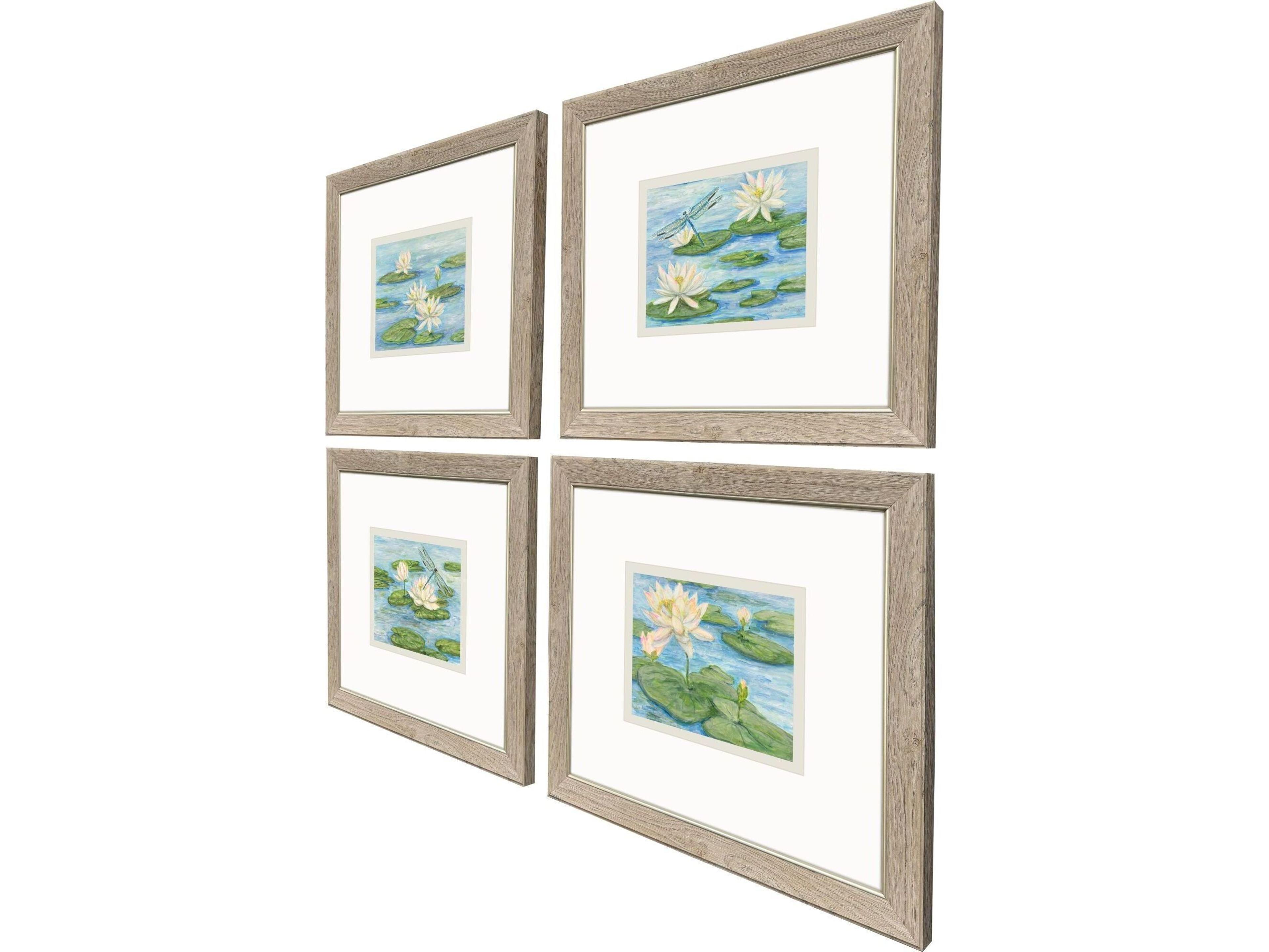 Paragon Serenity in Bloom Framed Art - Set of 4