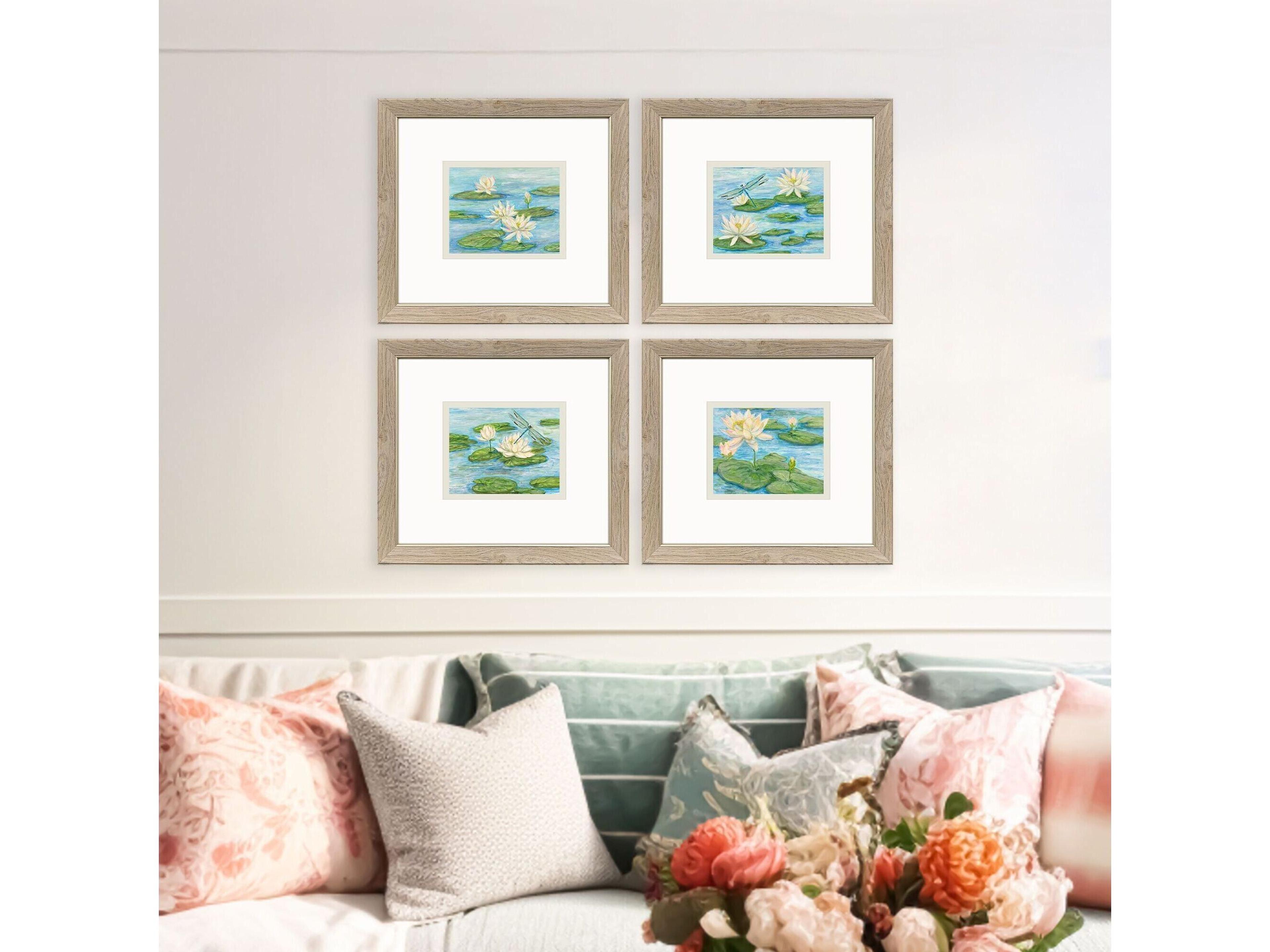 Paragon Serenity in Bloom Framed Art - Set of 4