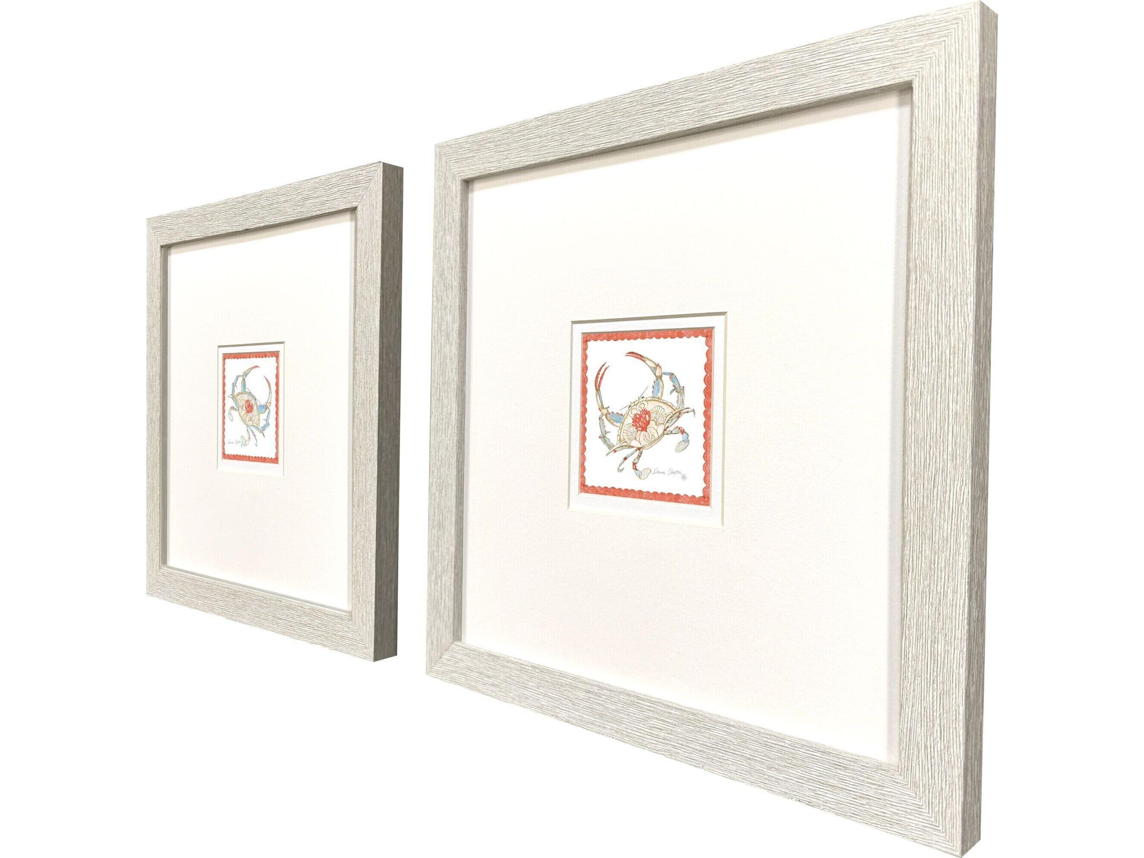 Paragon Dreamy Crab Framed Art - Set of 2