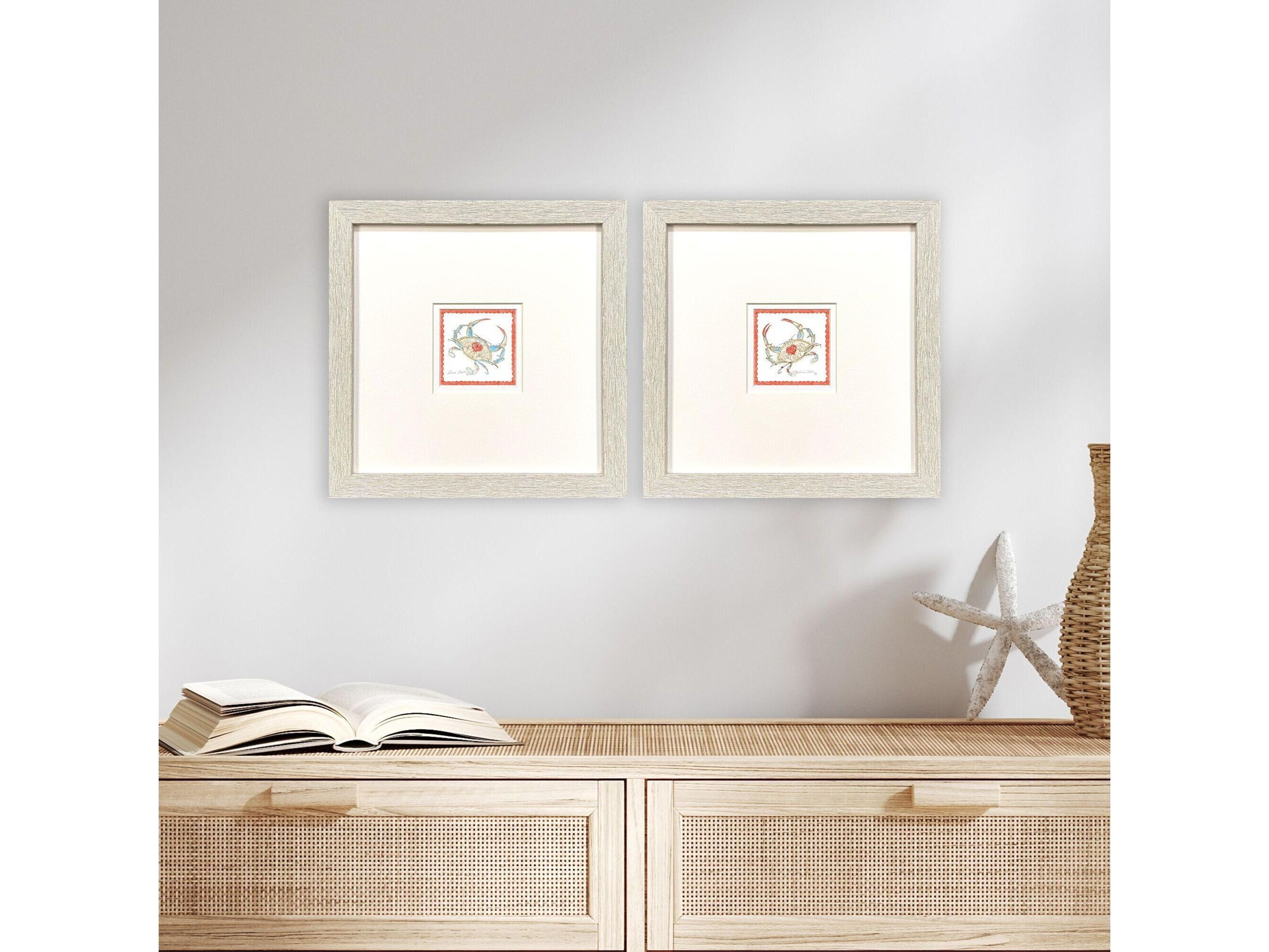 Paragon Dreamy Crab Framed Art - Set of 2