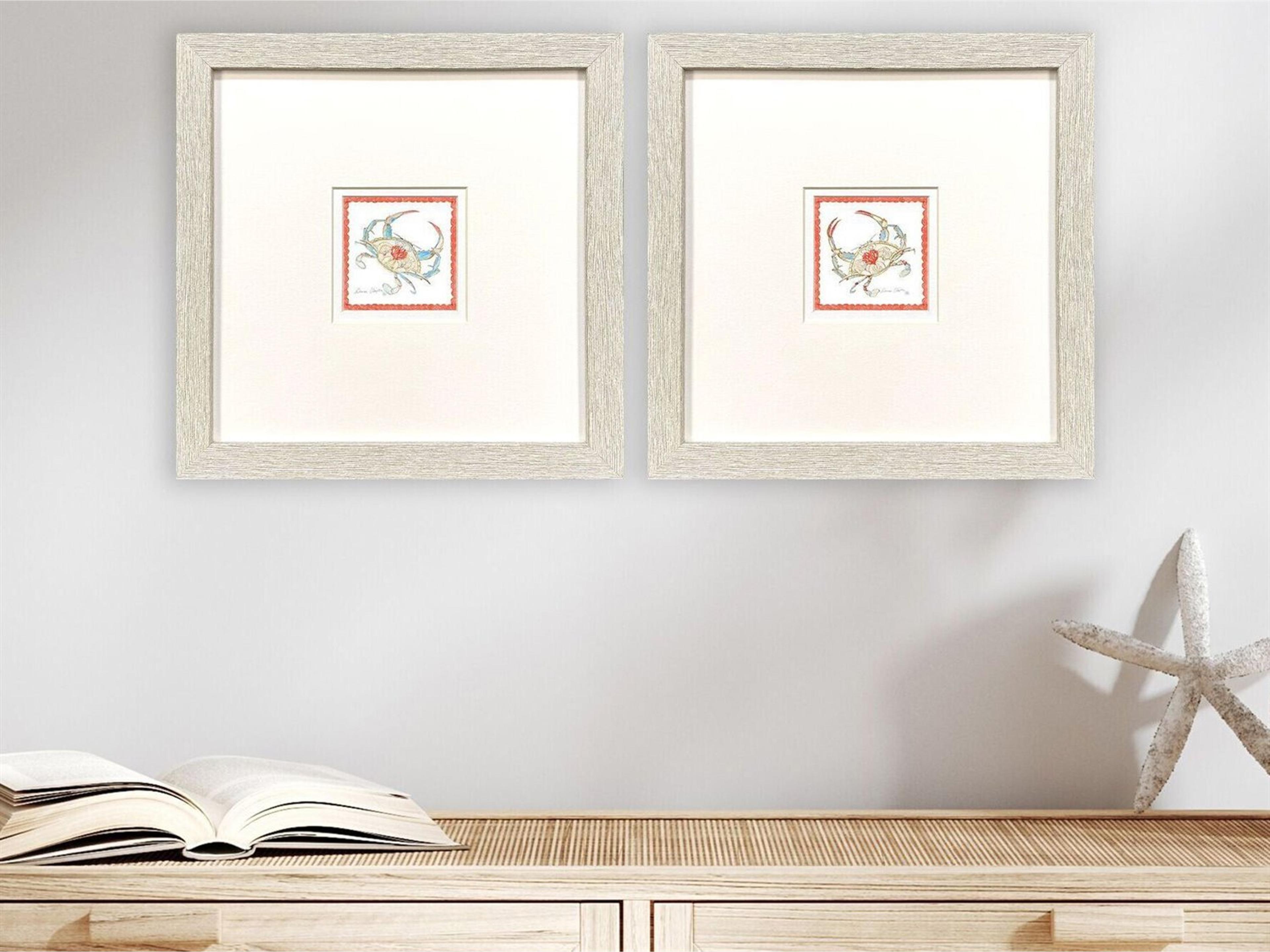 Paragon Dreamy Crab Framed Art - Set of 2