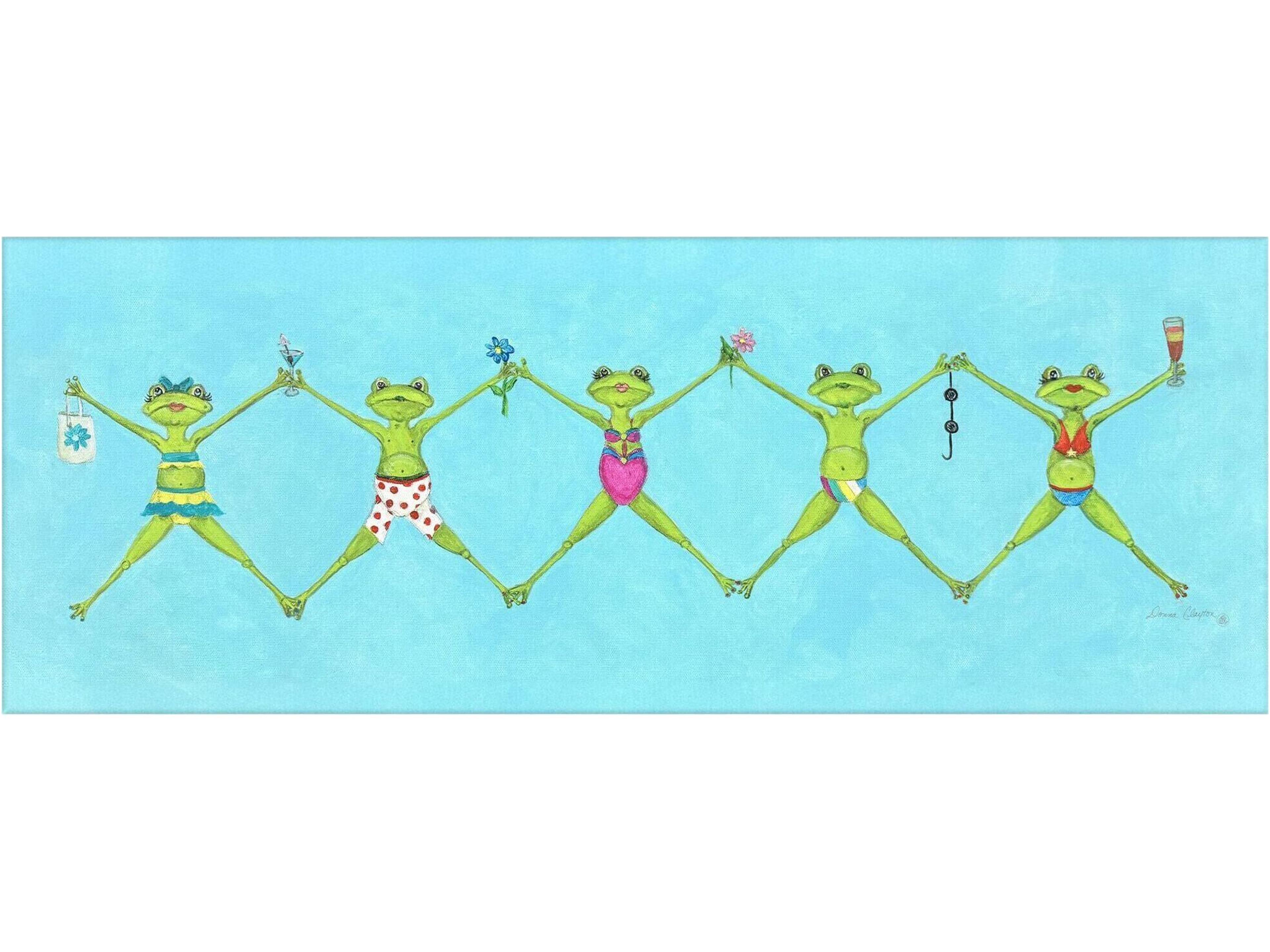 Paragon Froggy Beach Party Canvas