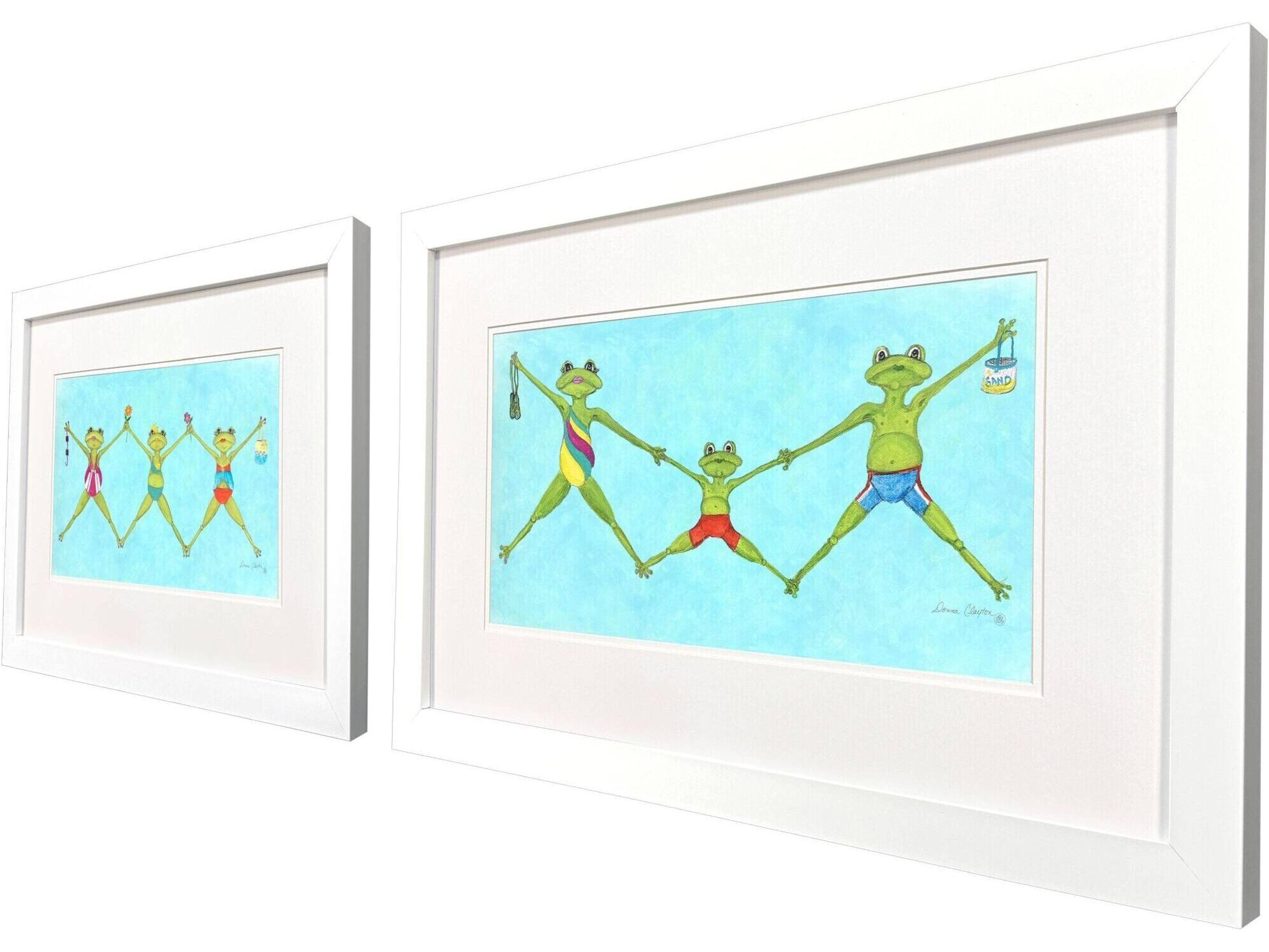 Paragon Summer Splash II Framed Art - Set of 2