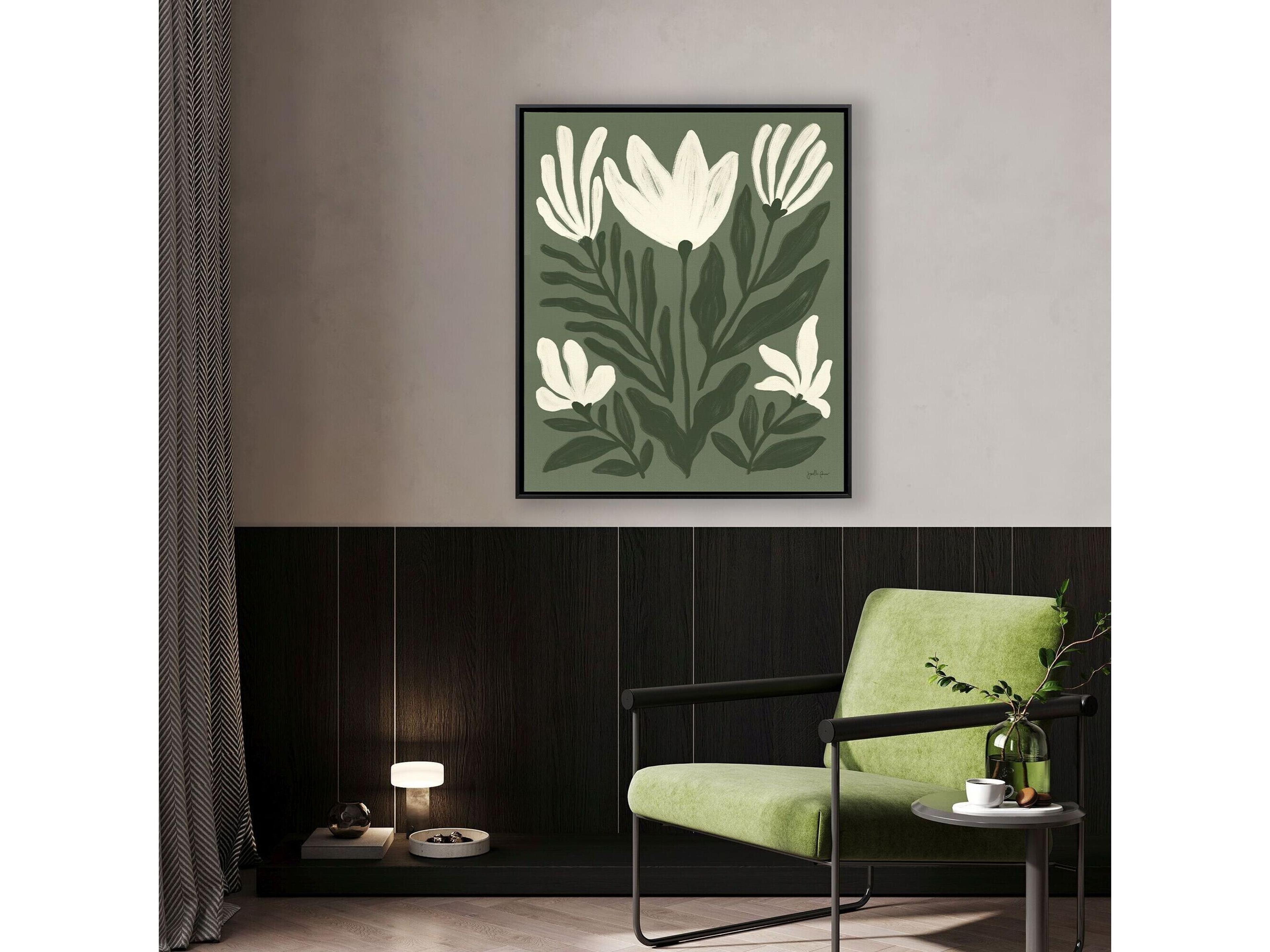 Paragon Simple Petals II Canvas Wall Art