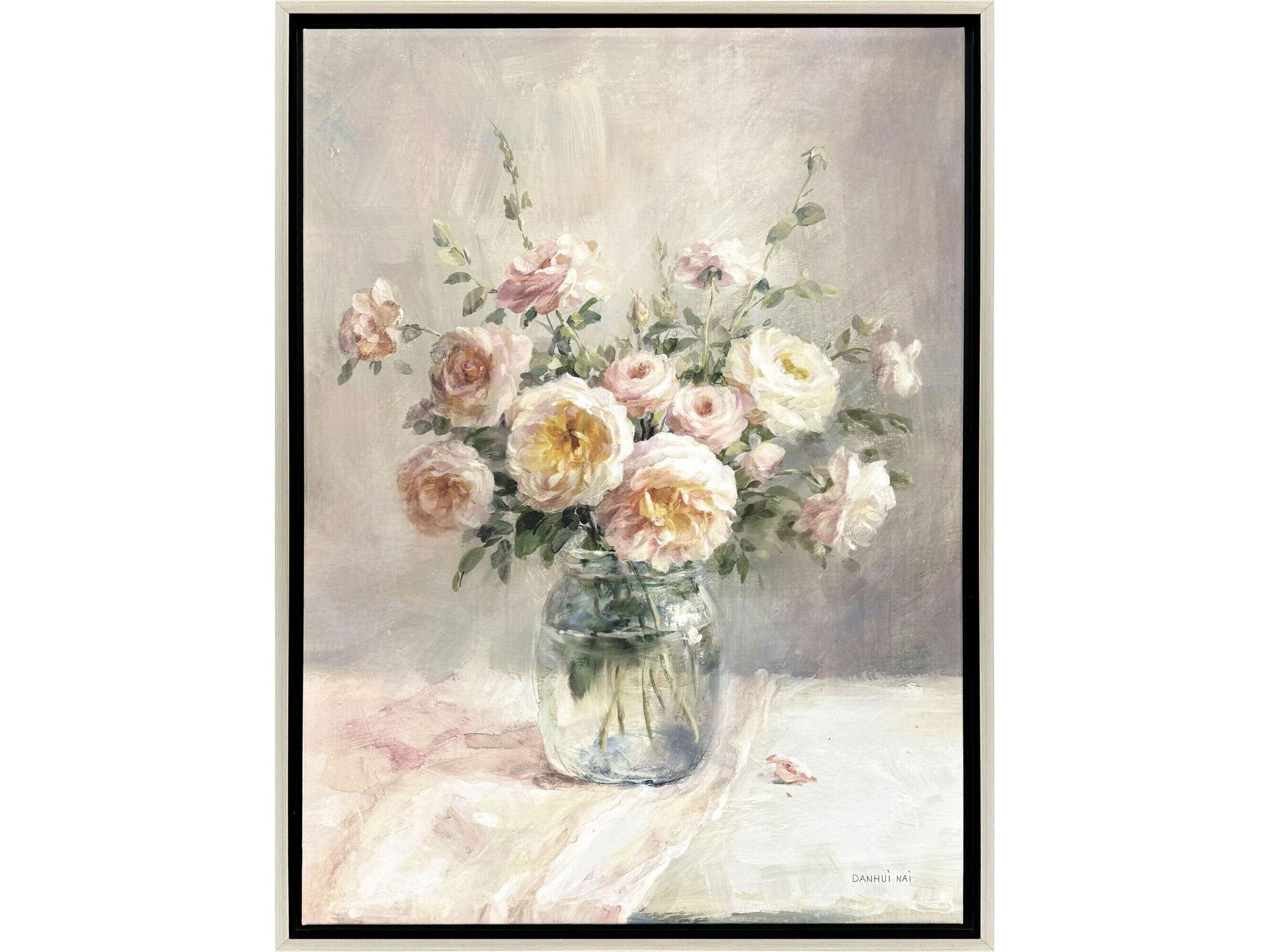 Paragon Romantic Bouquet Canvas Wall Art