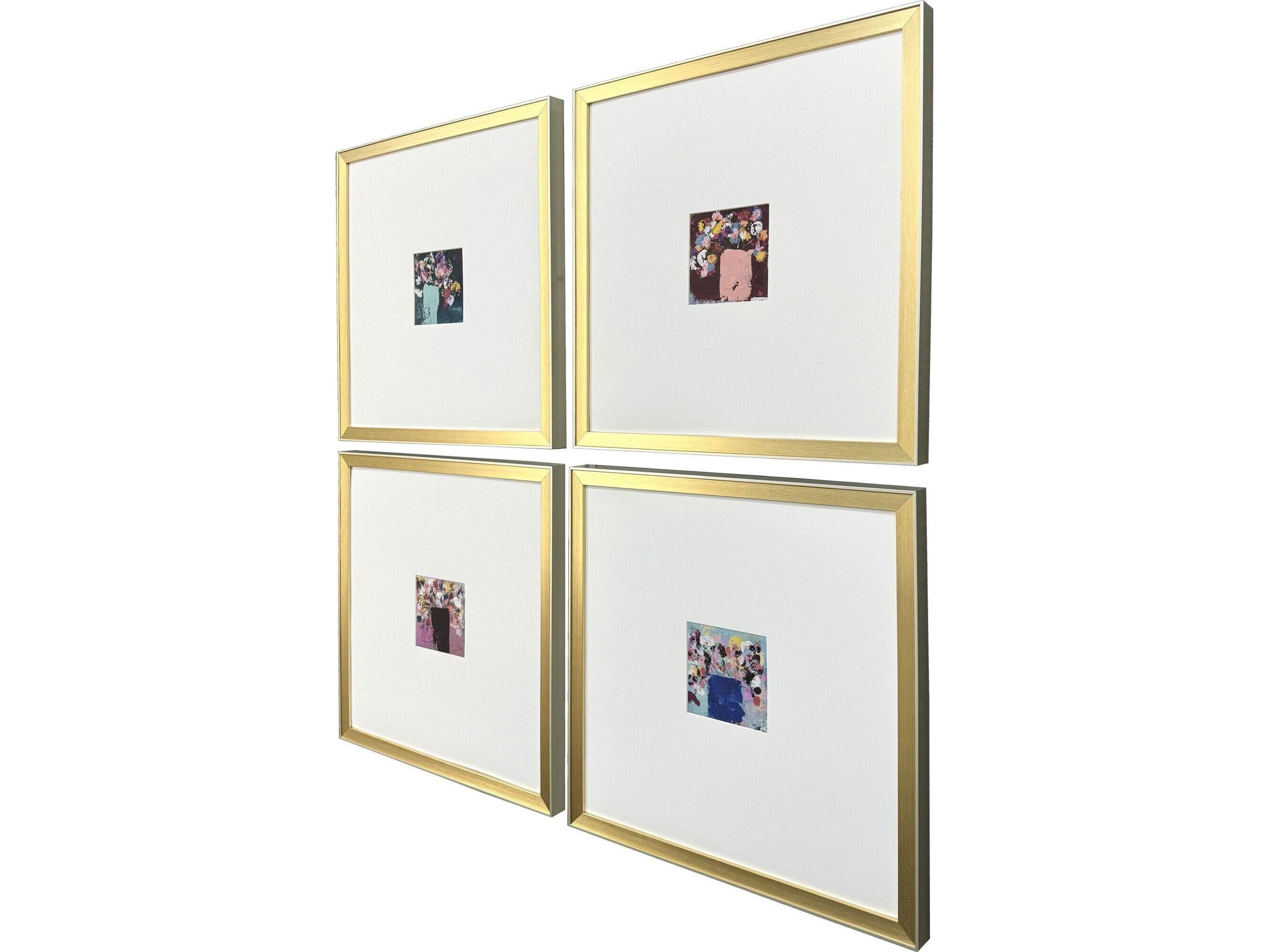 Paragon Floral Emotions Framed Art - Set of 4