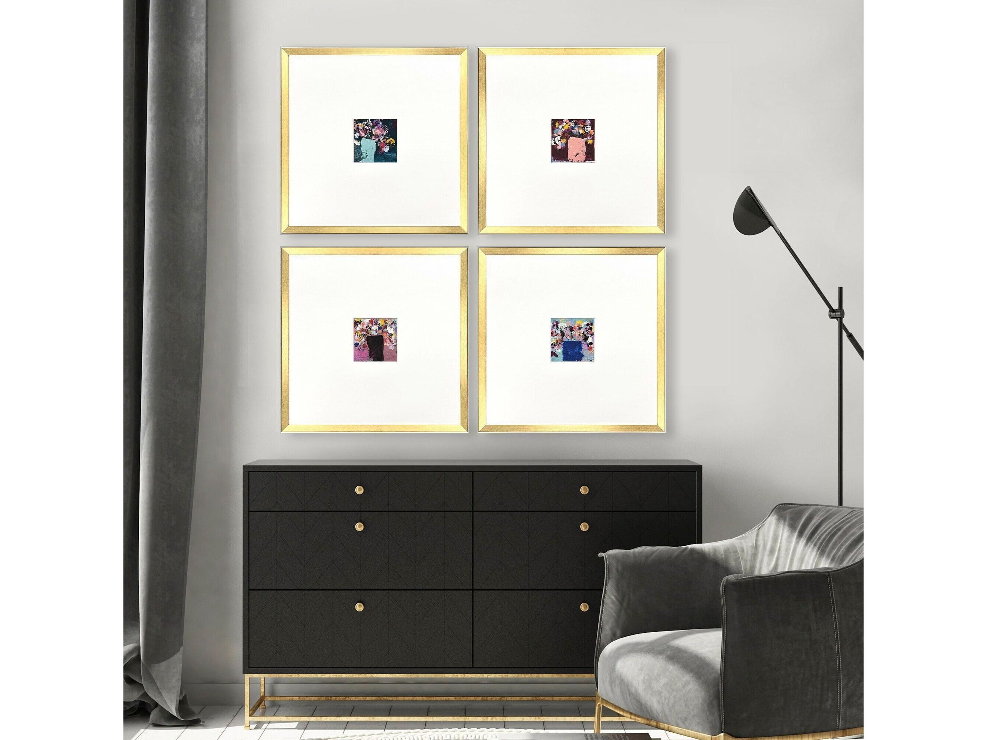 Paragon Floral Emotions Framed Art - Set of 4