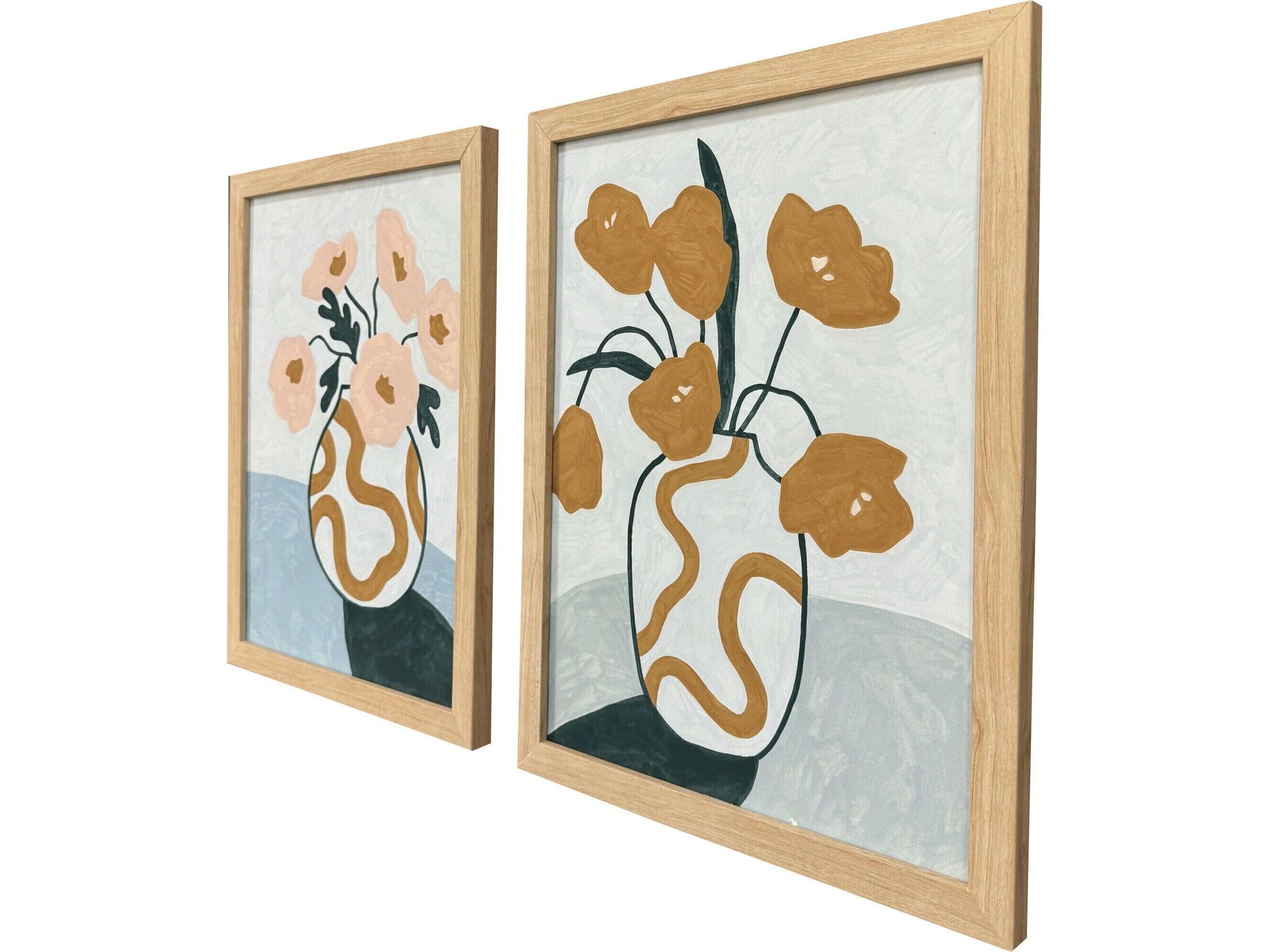 Paragon Whimsical Bloom Framed Art - Set of 2