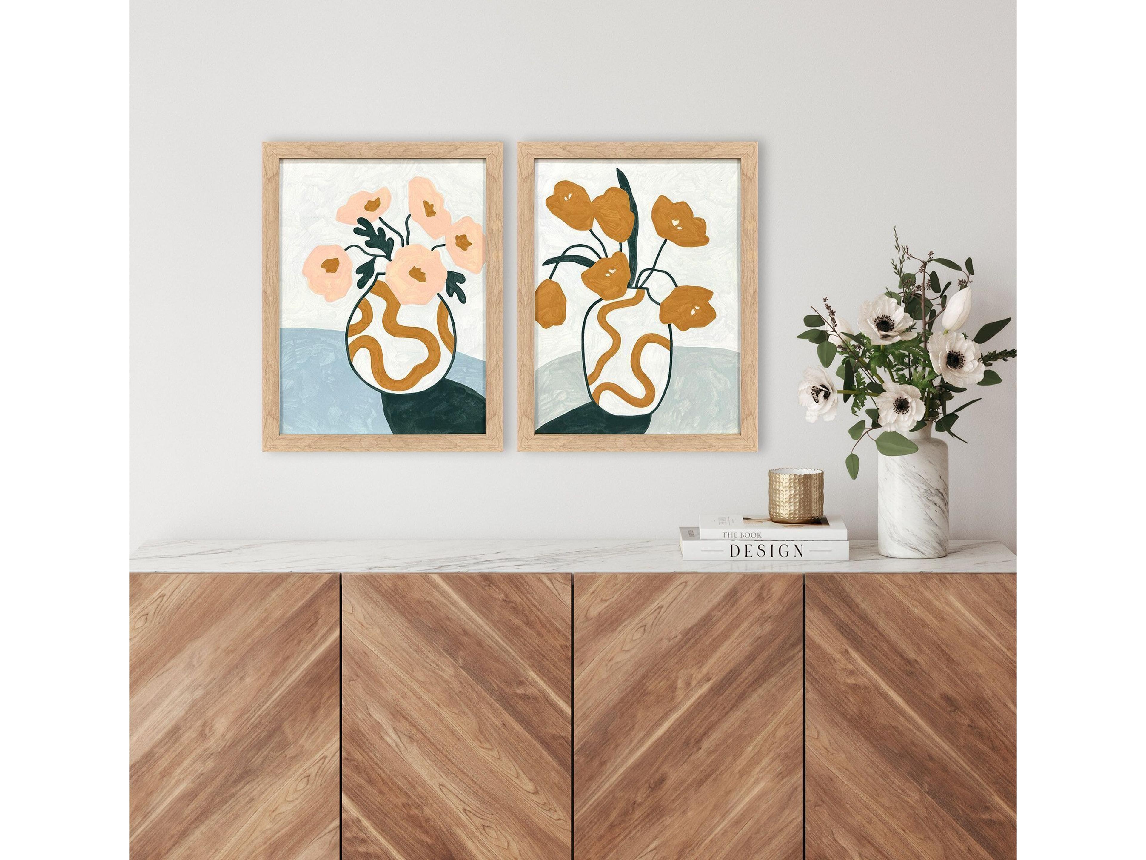 Paragon Whimsical Bloom Framed Art - Set of 2