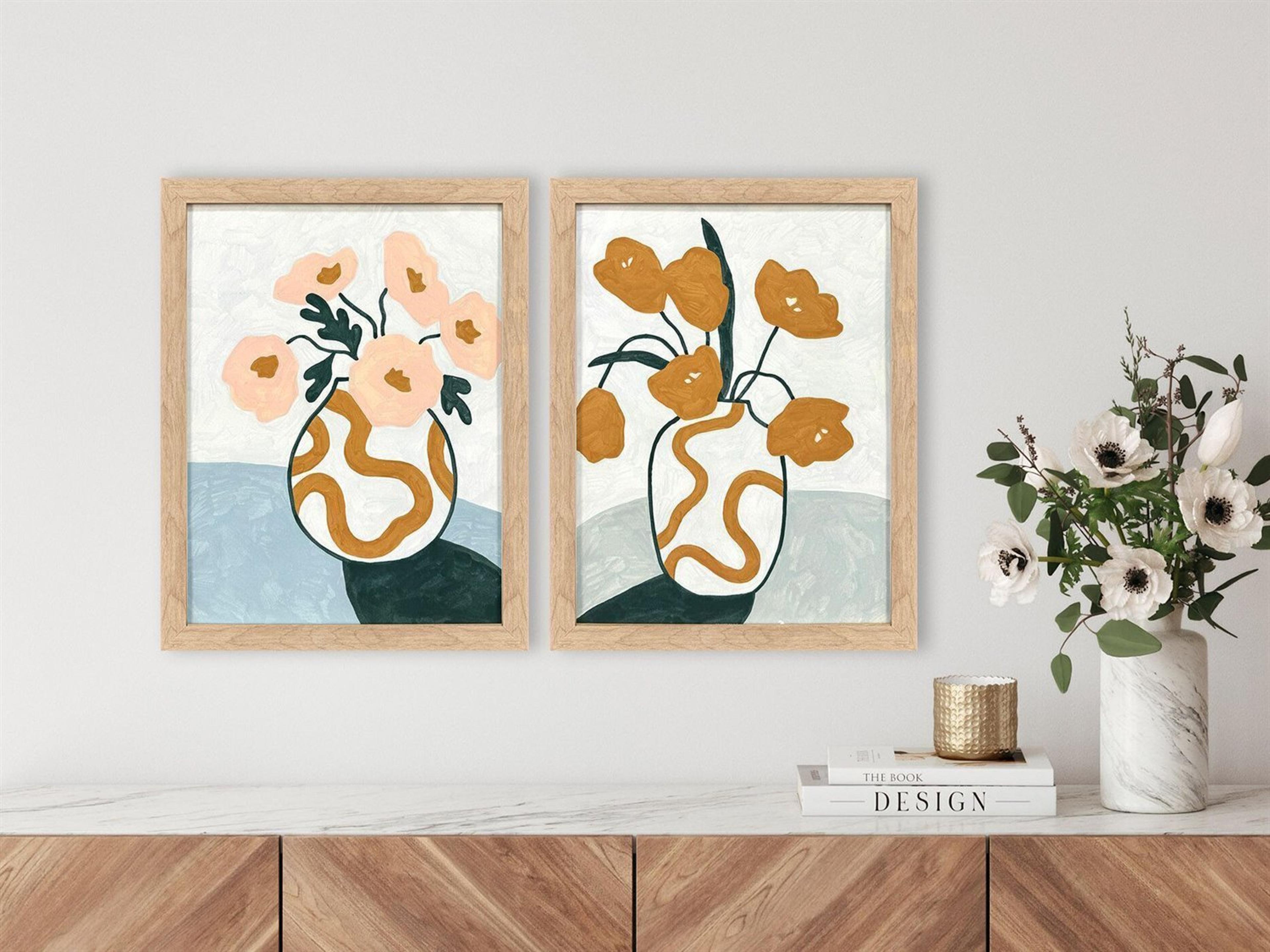 Paragon Whimsical Bloom Framed Art - Set of 2