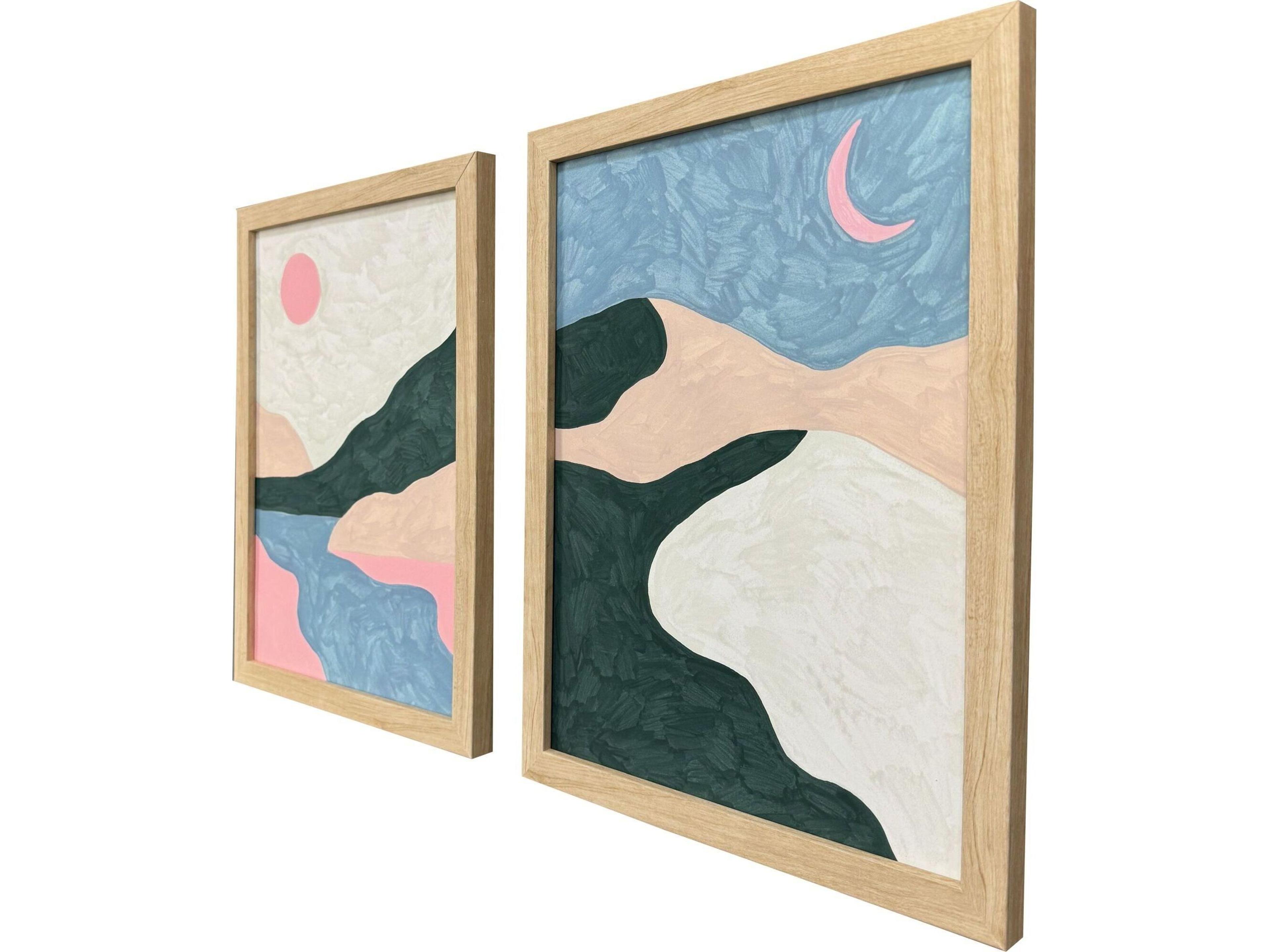 Paragon Whimsical Oasis Framed Art - Set of 2