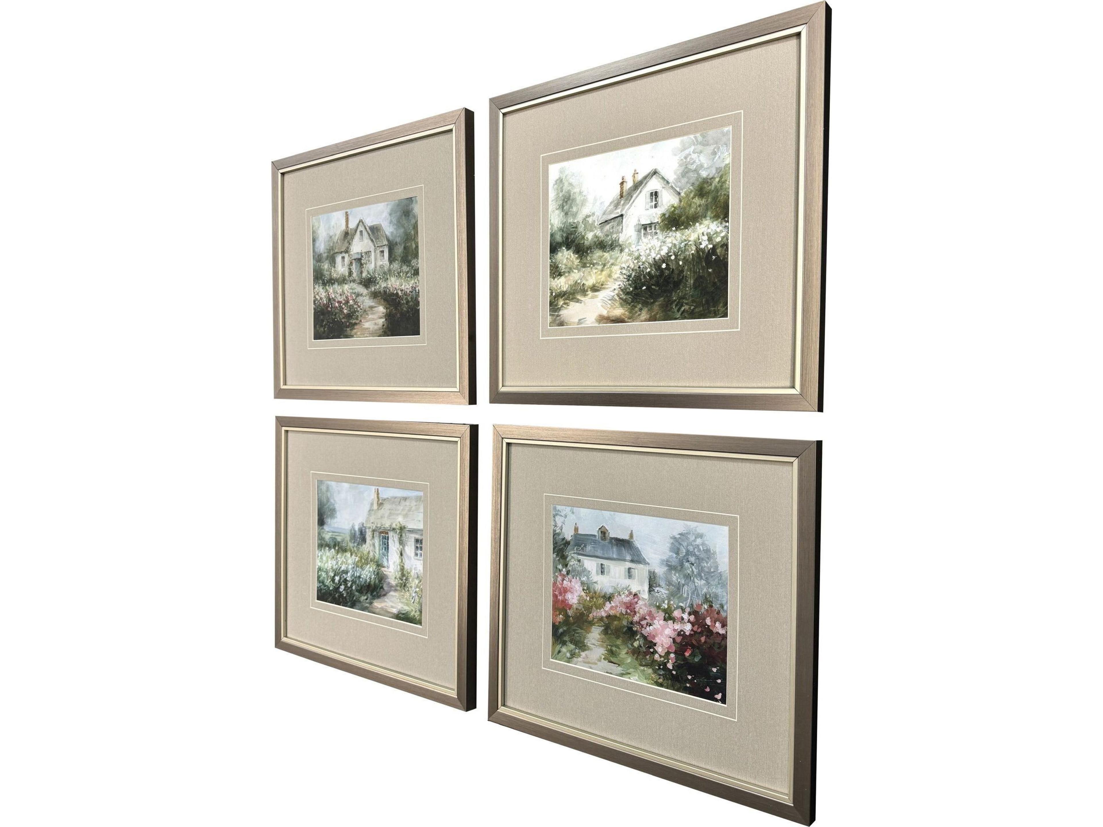 Paragon Cottage Garden Framed Art - Set of 4