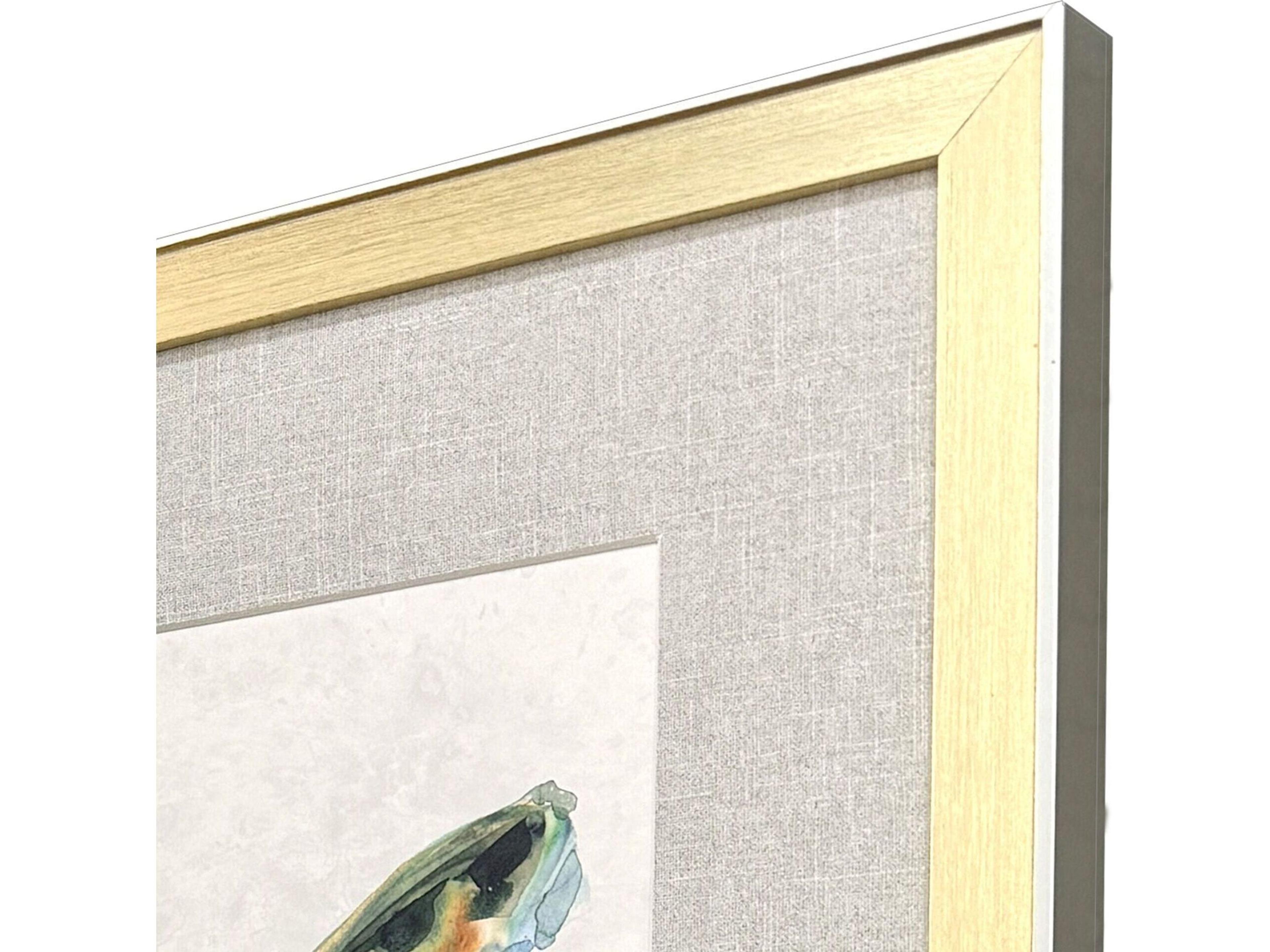 Paragon Watery Butterfly Framed Art - Set of 2