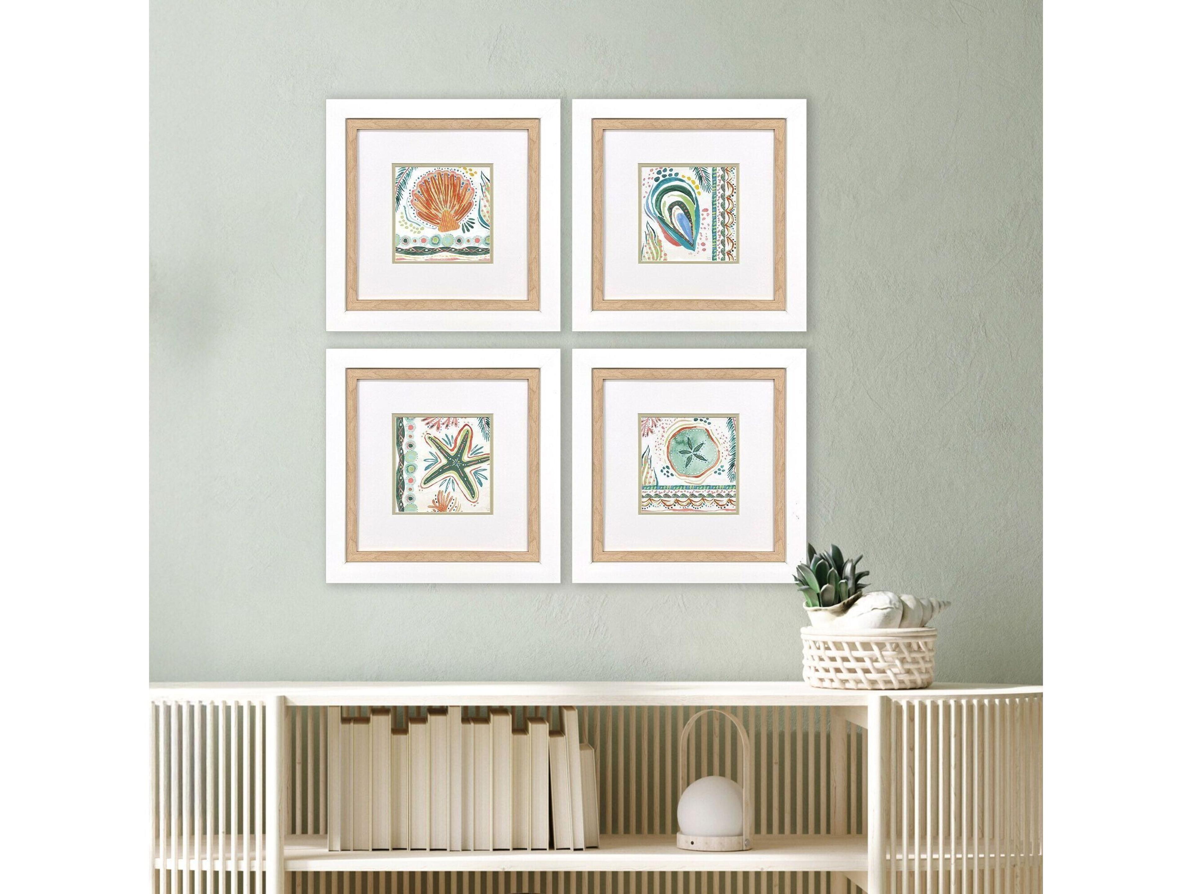 Paragon Coastline Framed Art - Set of 4