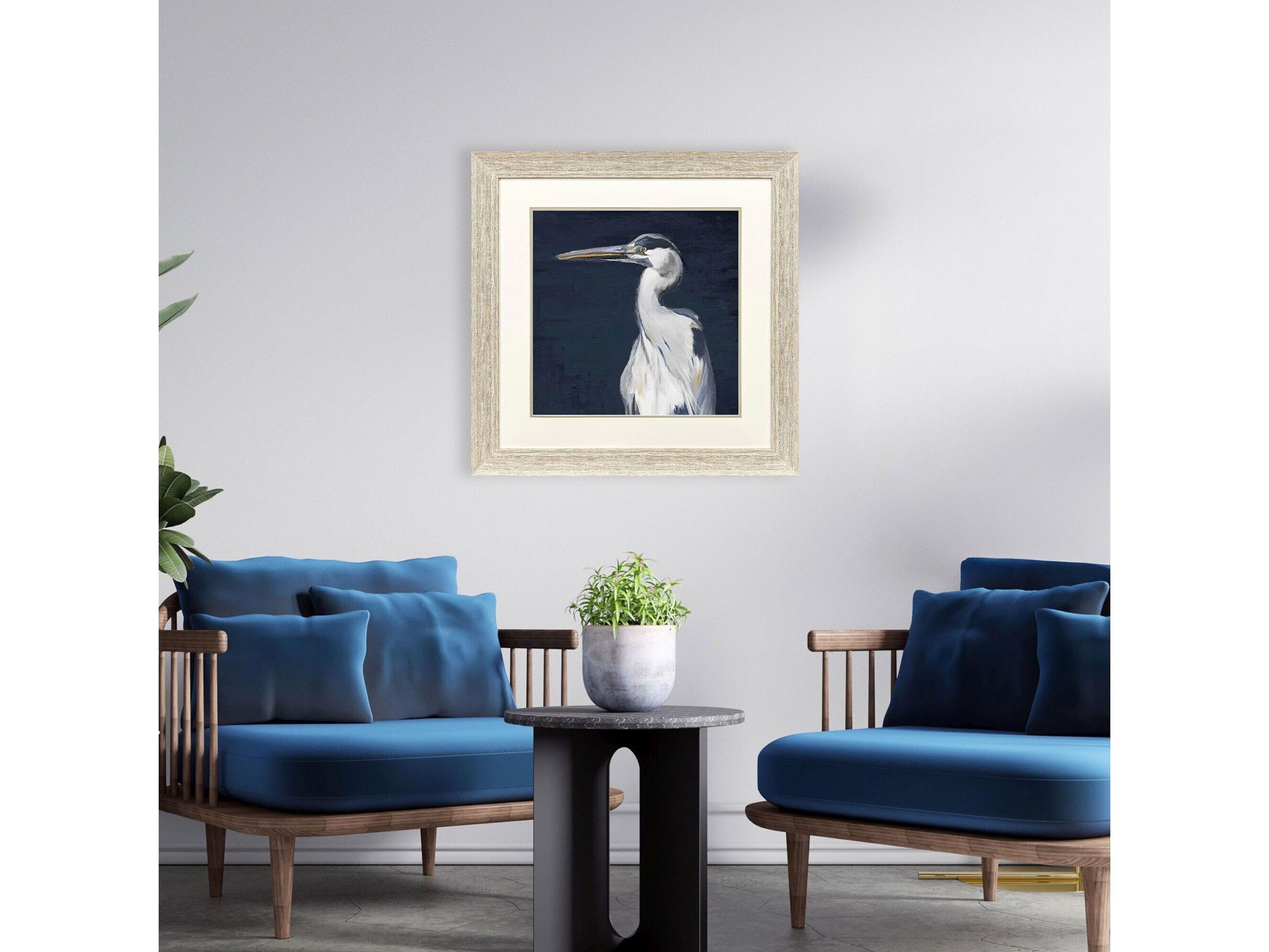 Paragon Blue Heron II Framed Art