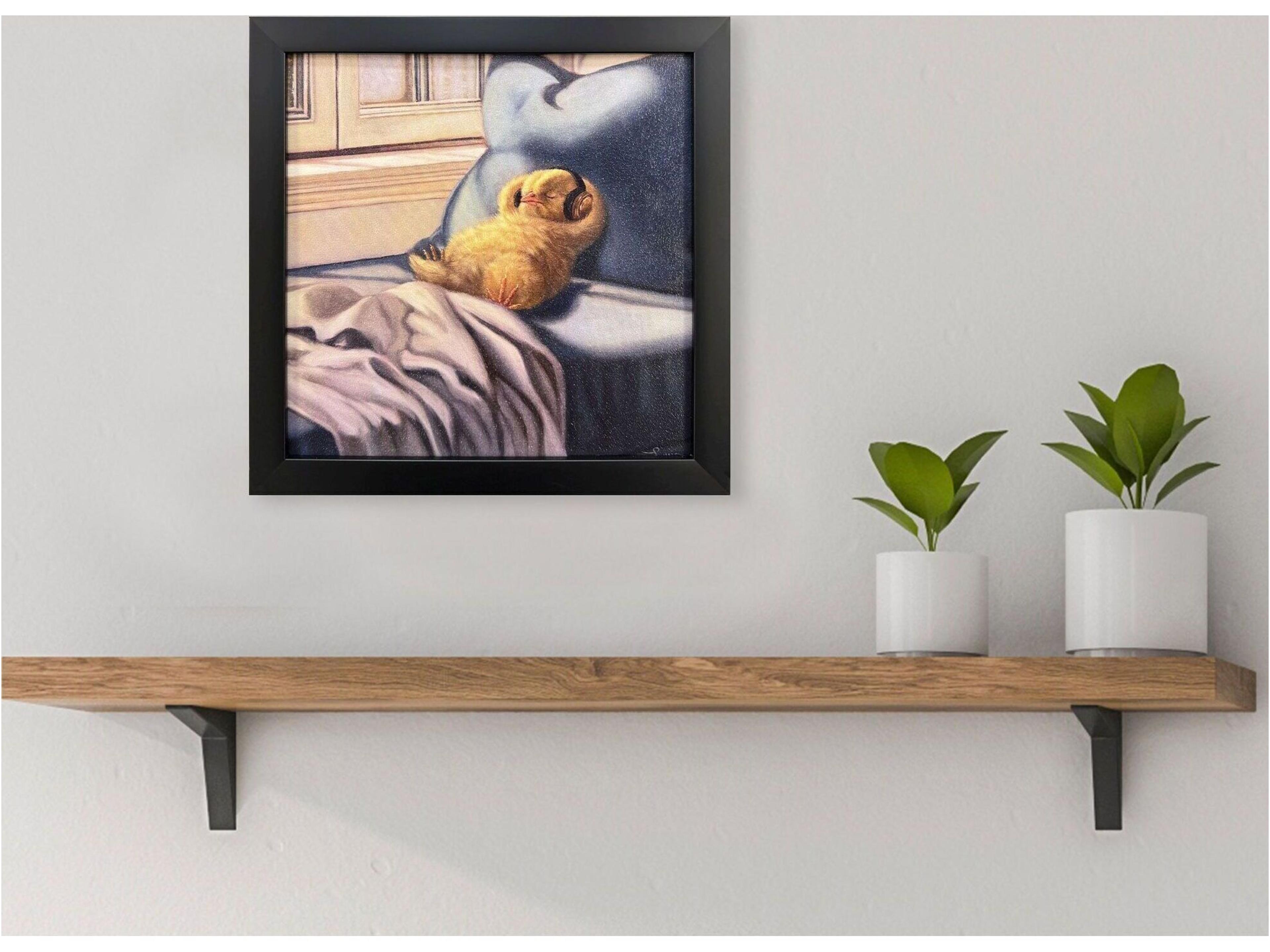 Paragon Cozy Beats Non-Glass Framed Art