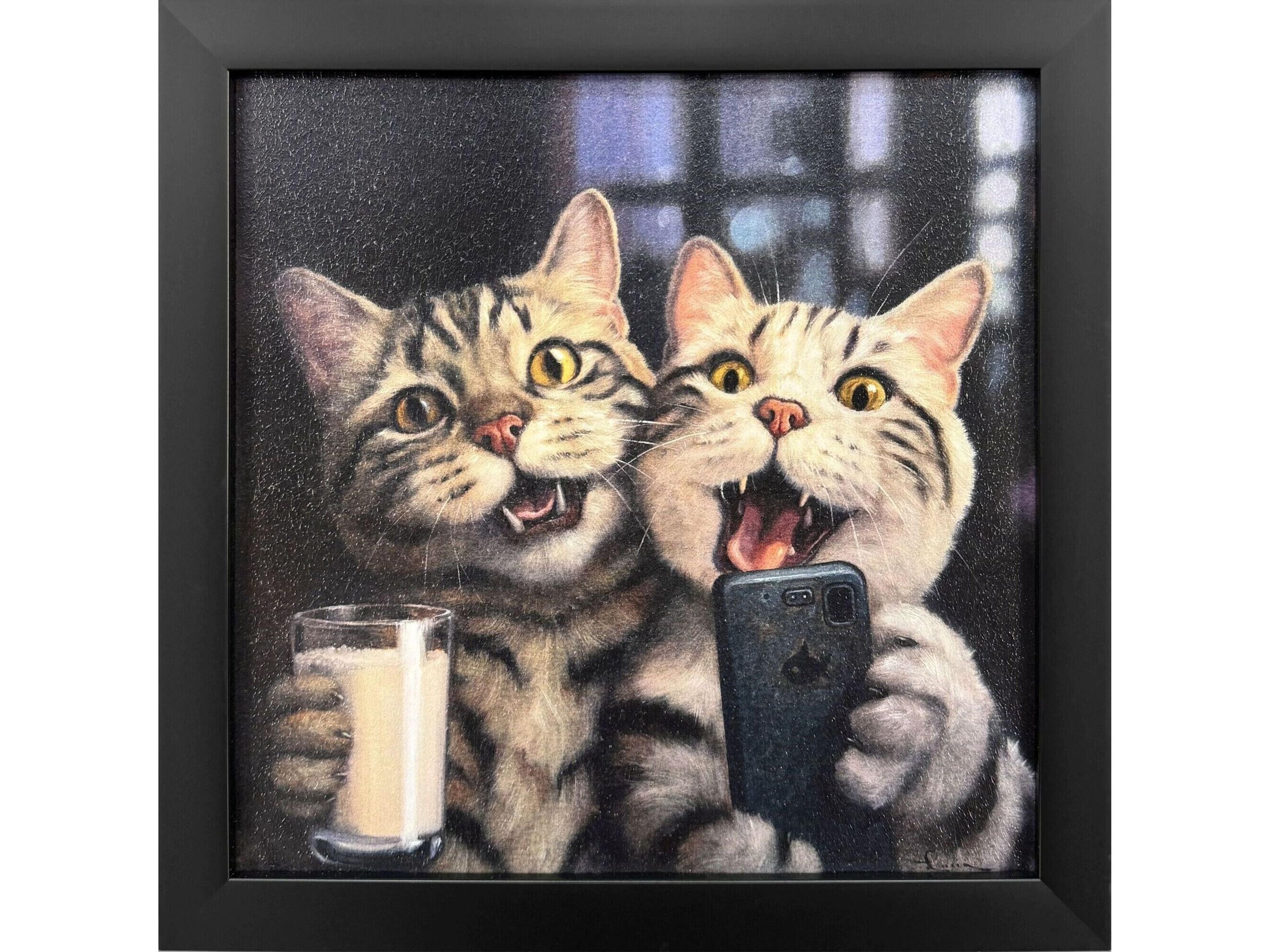 Paragon Happy Hour Non-Glass Framed Art