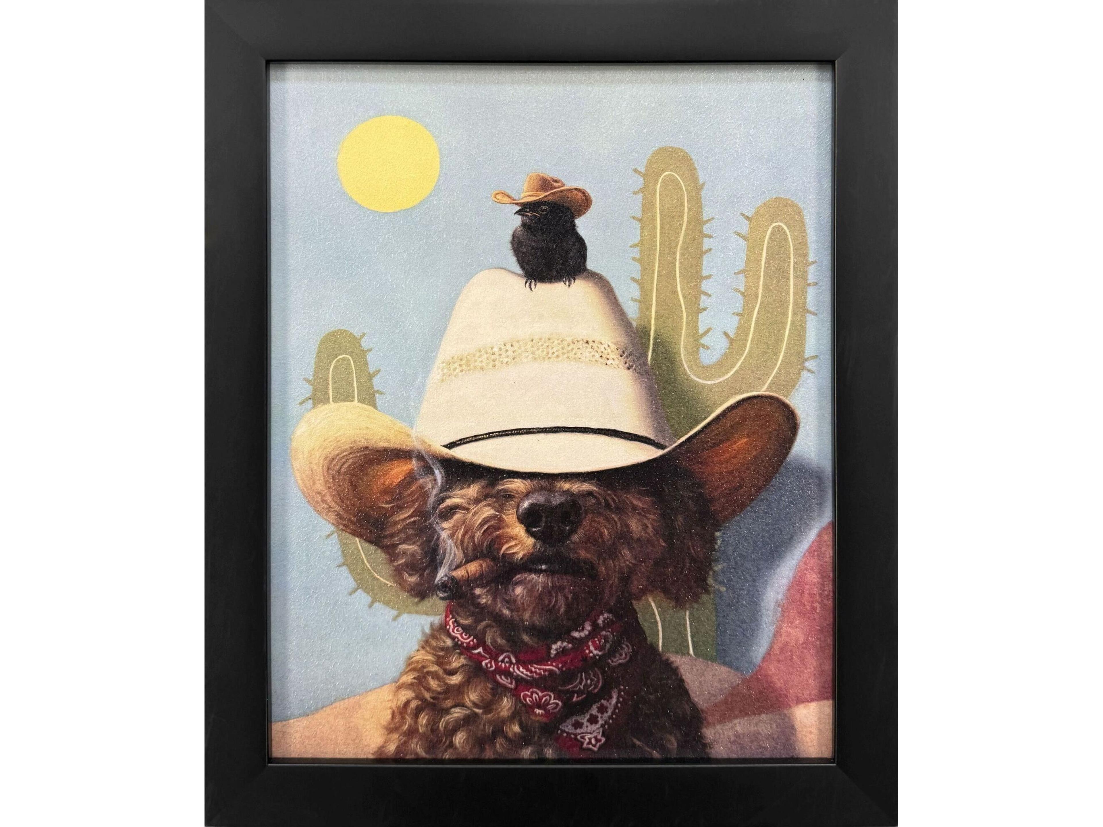 Curly II Non-Glass Framed Art