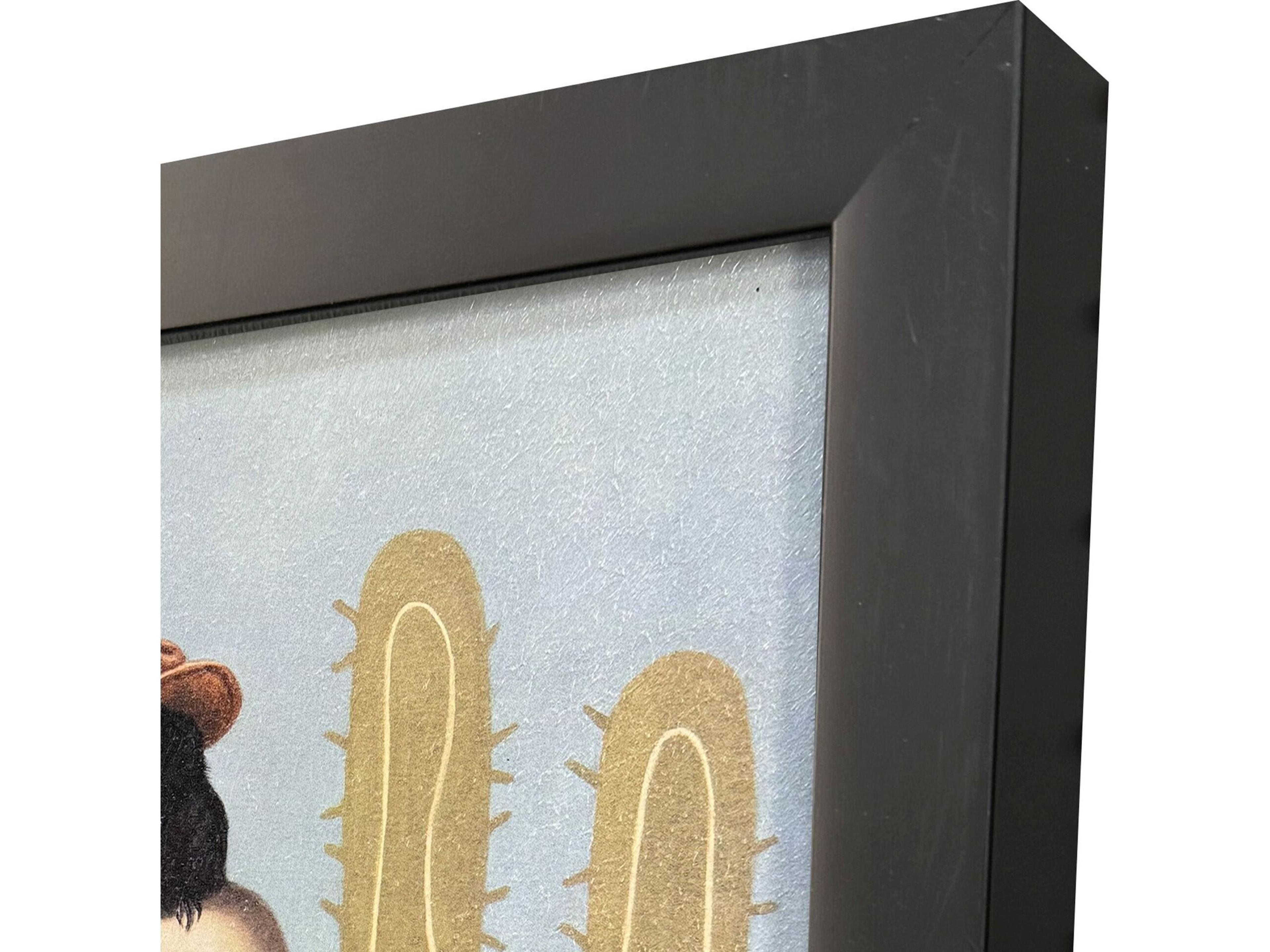 Paragon Curly II Non-Glass Framed Art