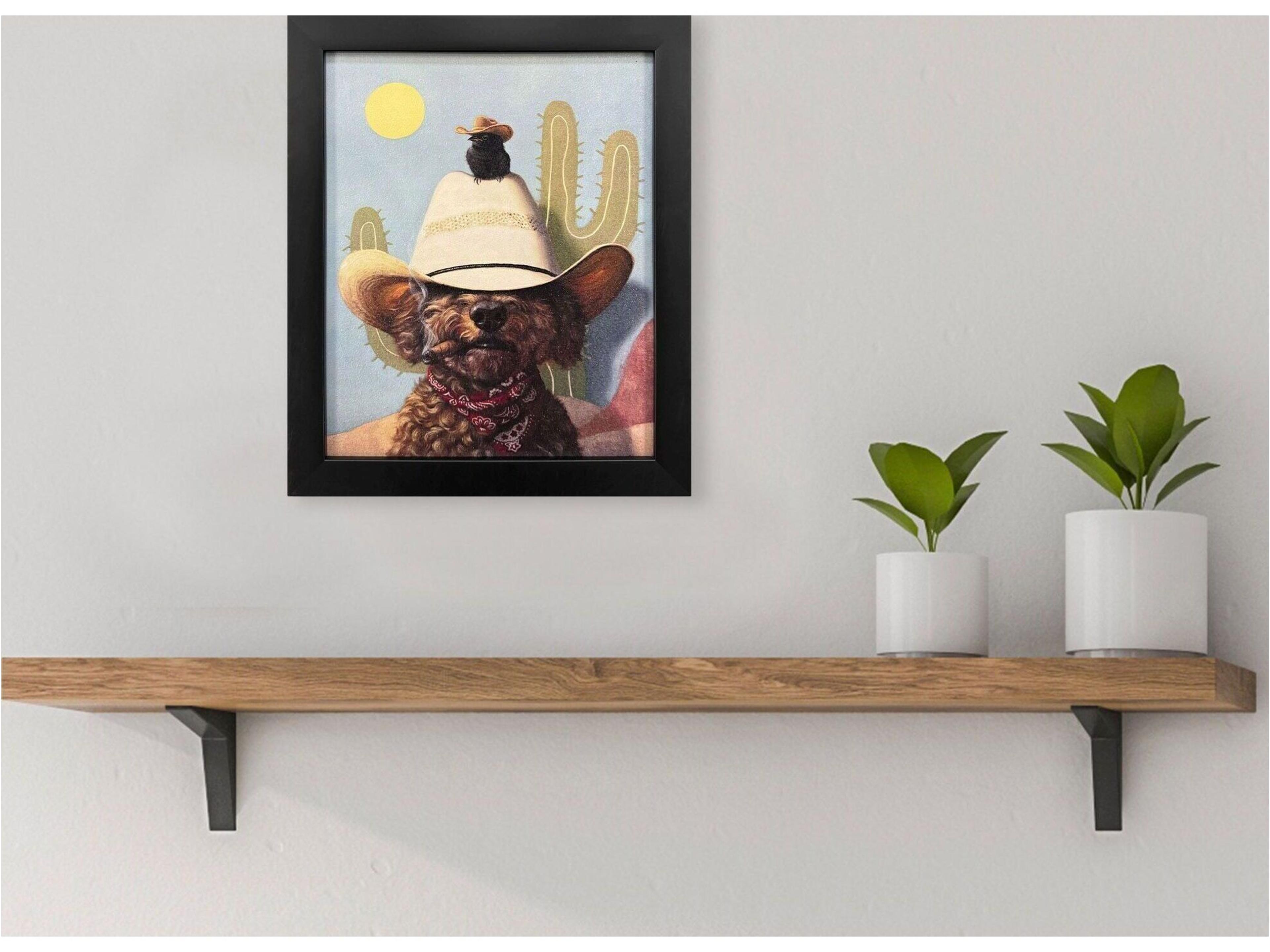 Paragon Curly II Non-Glass Framed Art