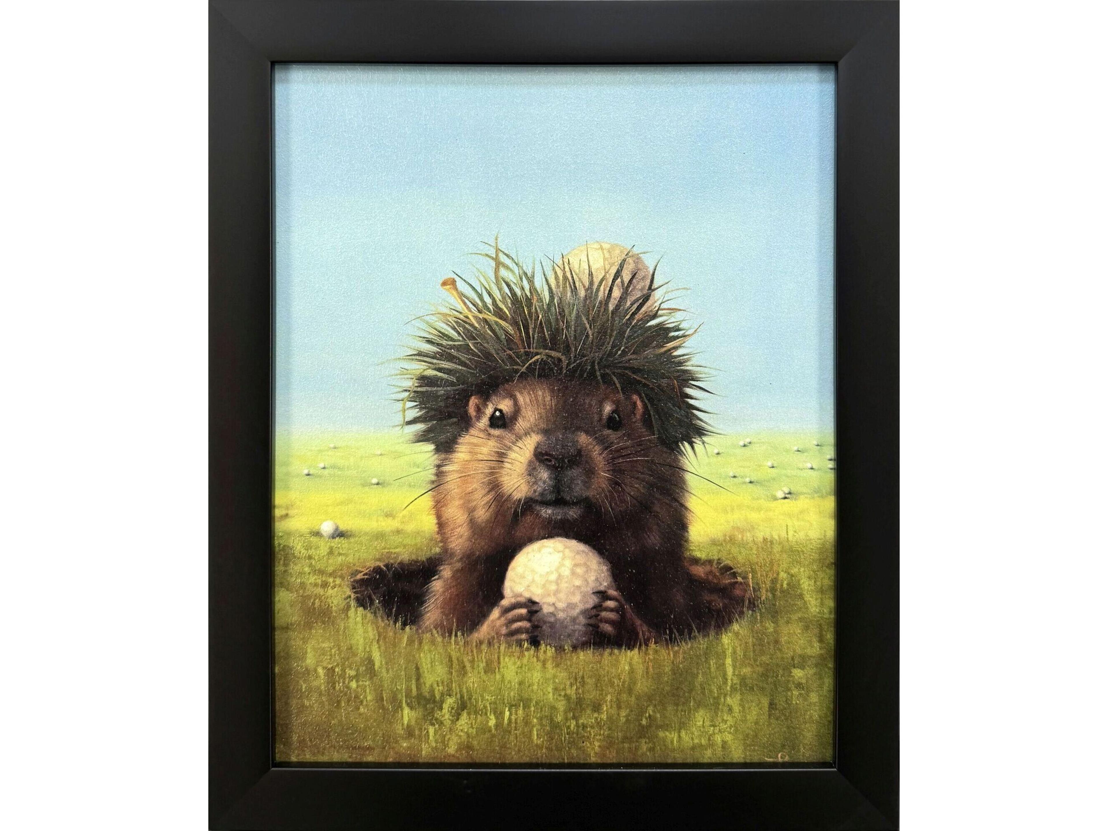 Paragon Ball Hog No. 2 Non-Glass Framed Art