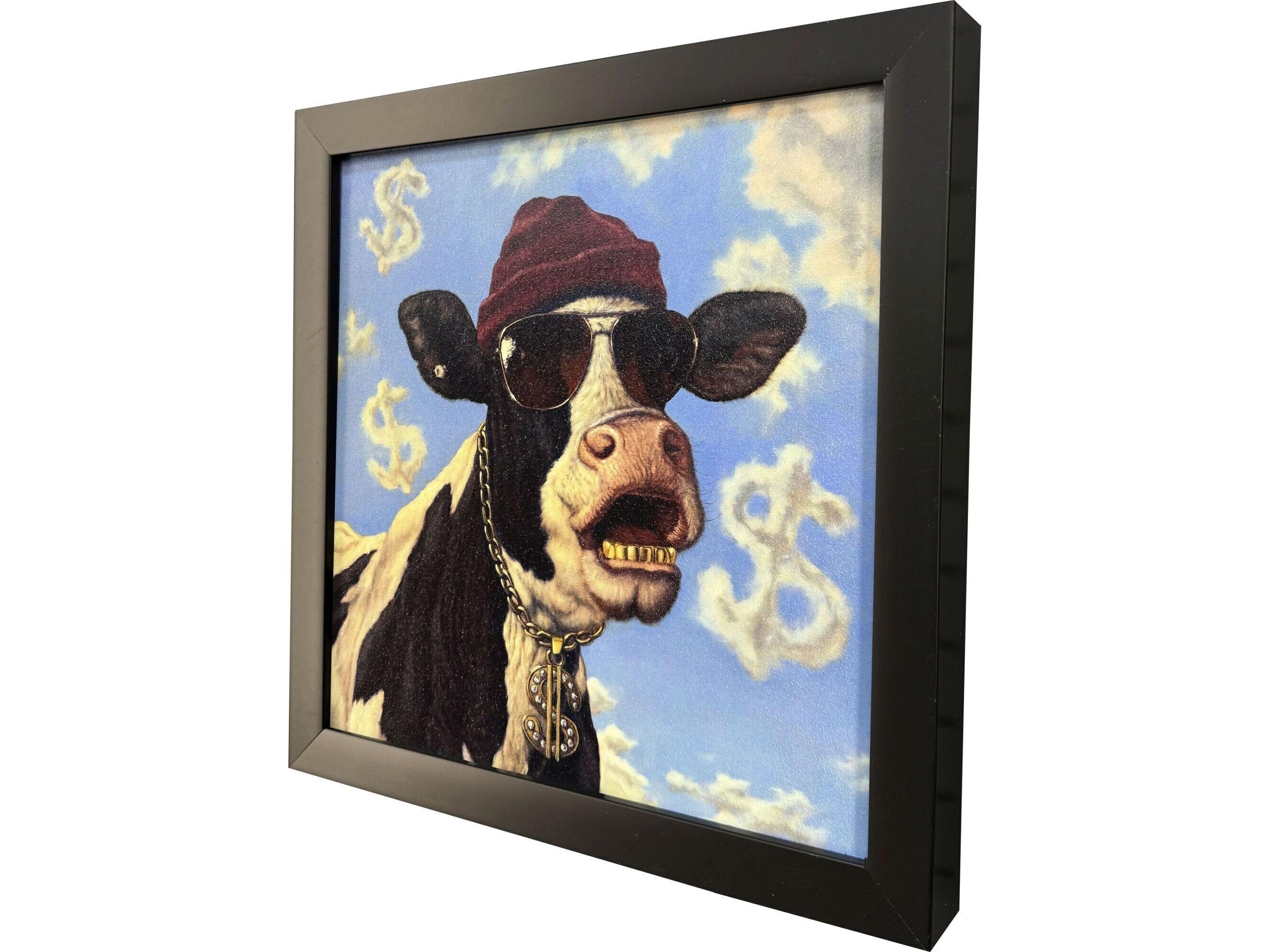 Paragon Cash Cow Non-Glass Framed Art