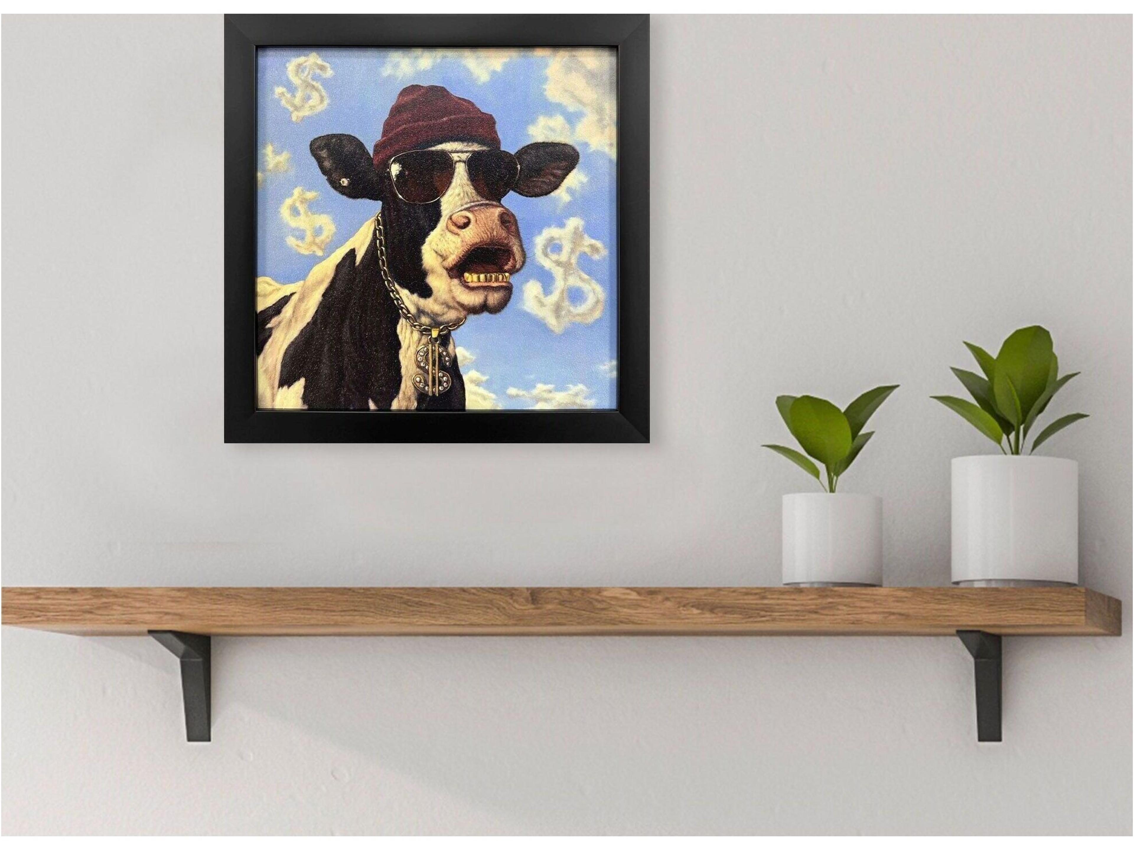 Paragon Cash Cow Non-Glass Framed Art