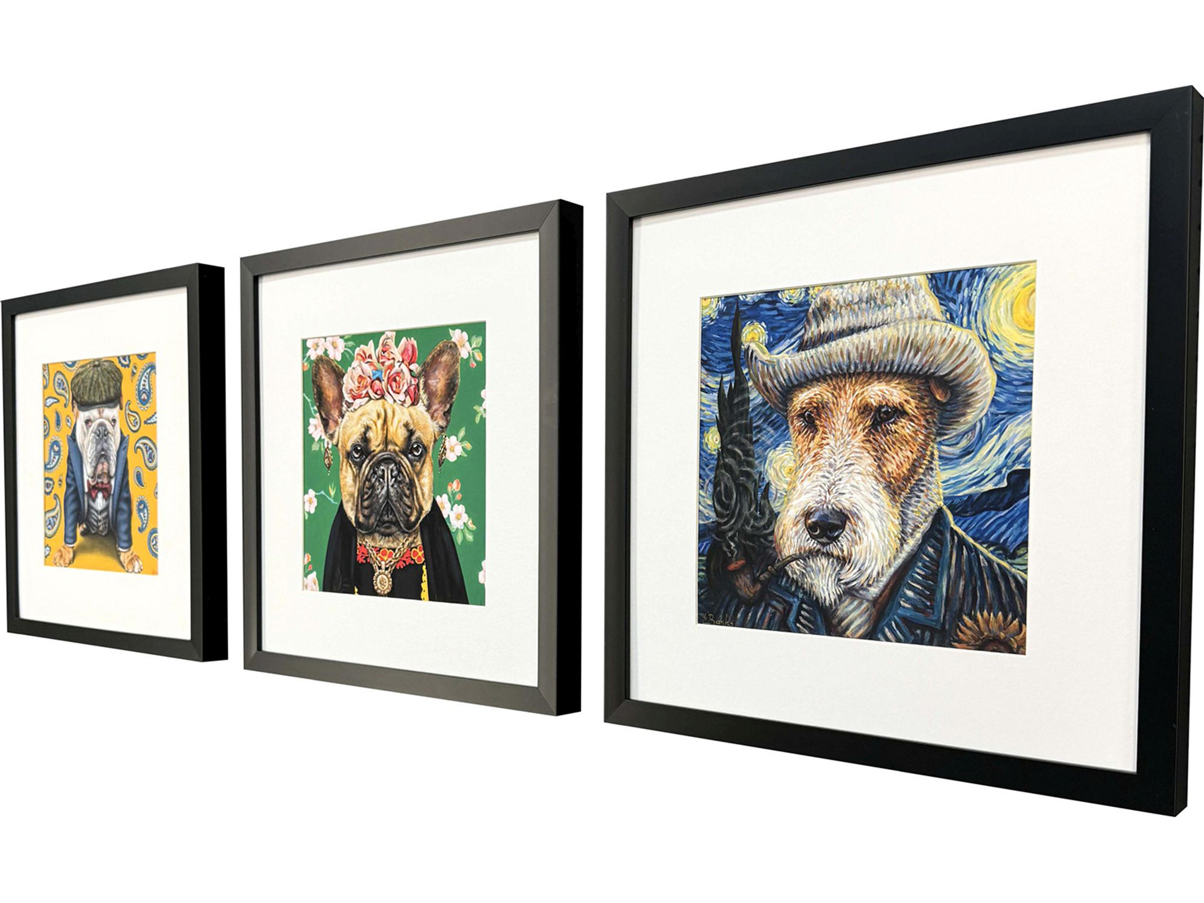 Paragon Master Dogs I Framed Art - Set of 3