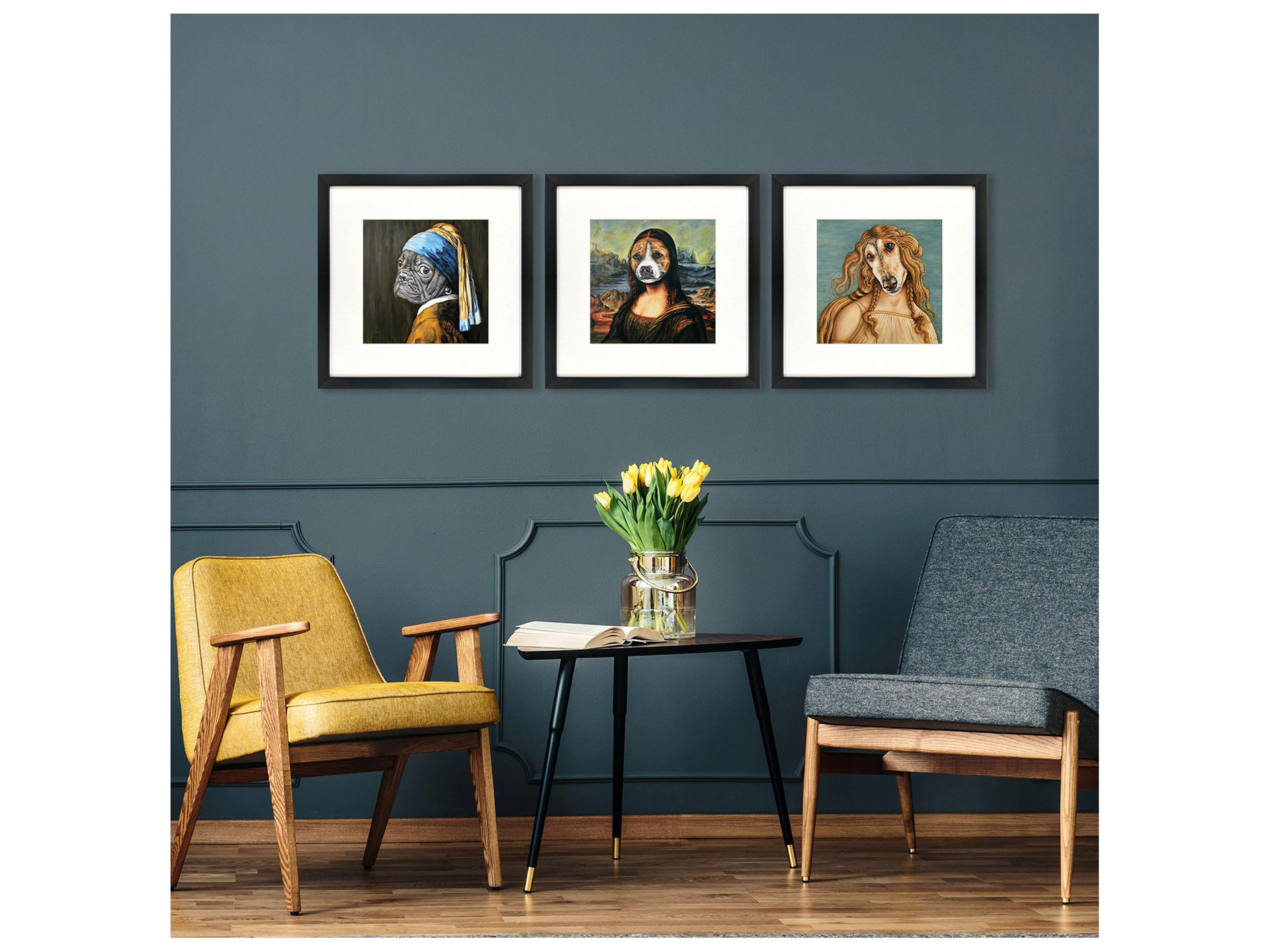 Paragon Master Dogs II Framed Art - Set of 3