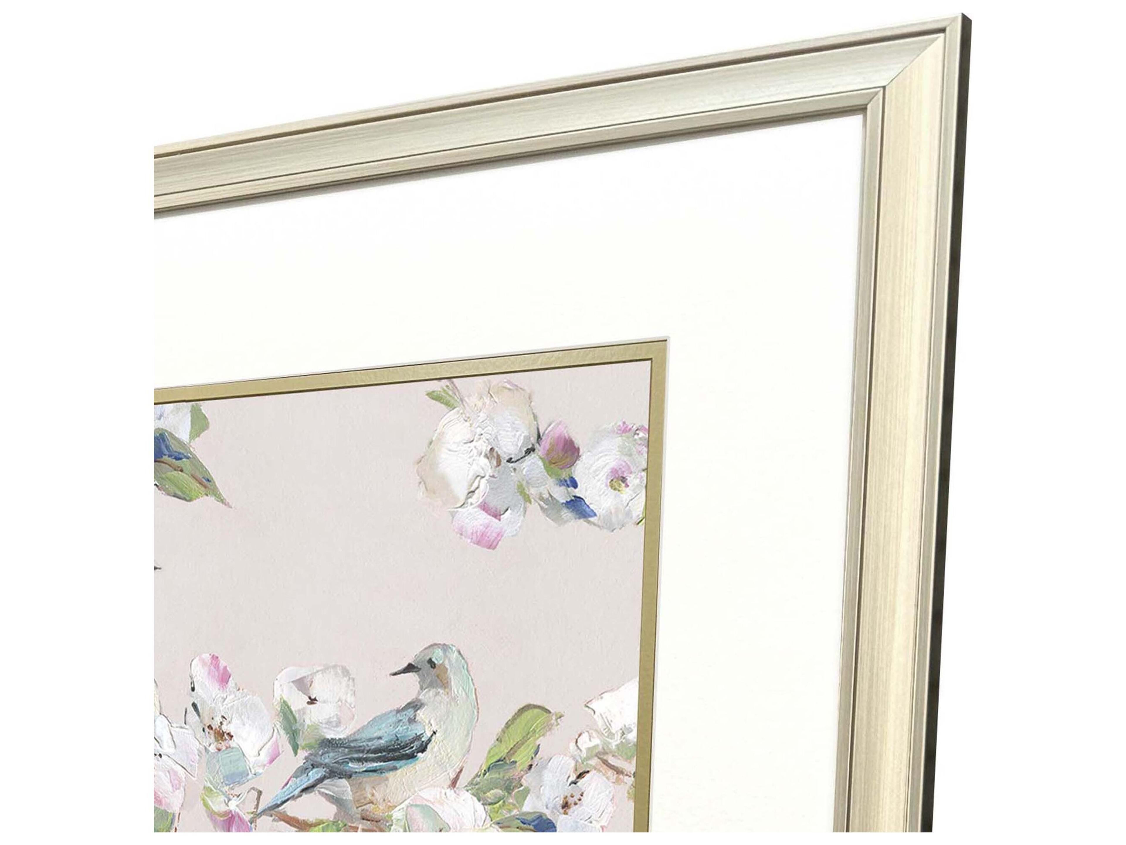 Paragon Birds on Branches Framed Art - Set of 2
