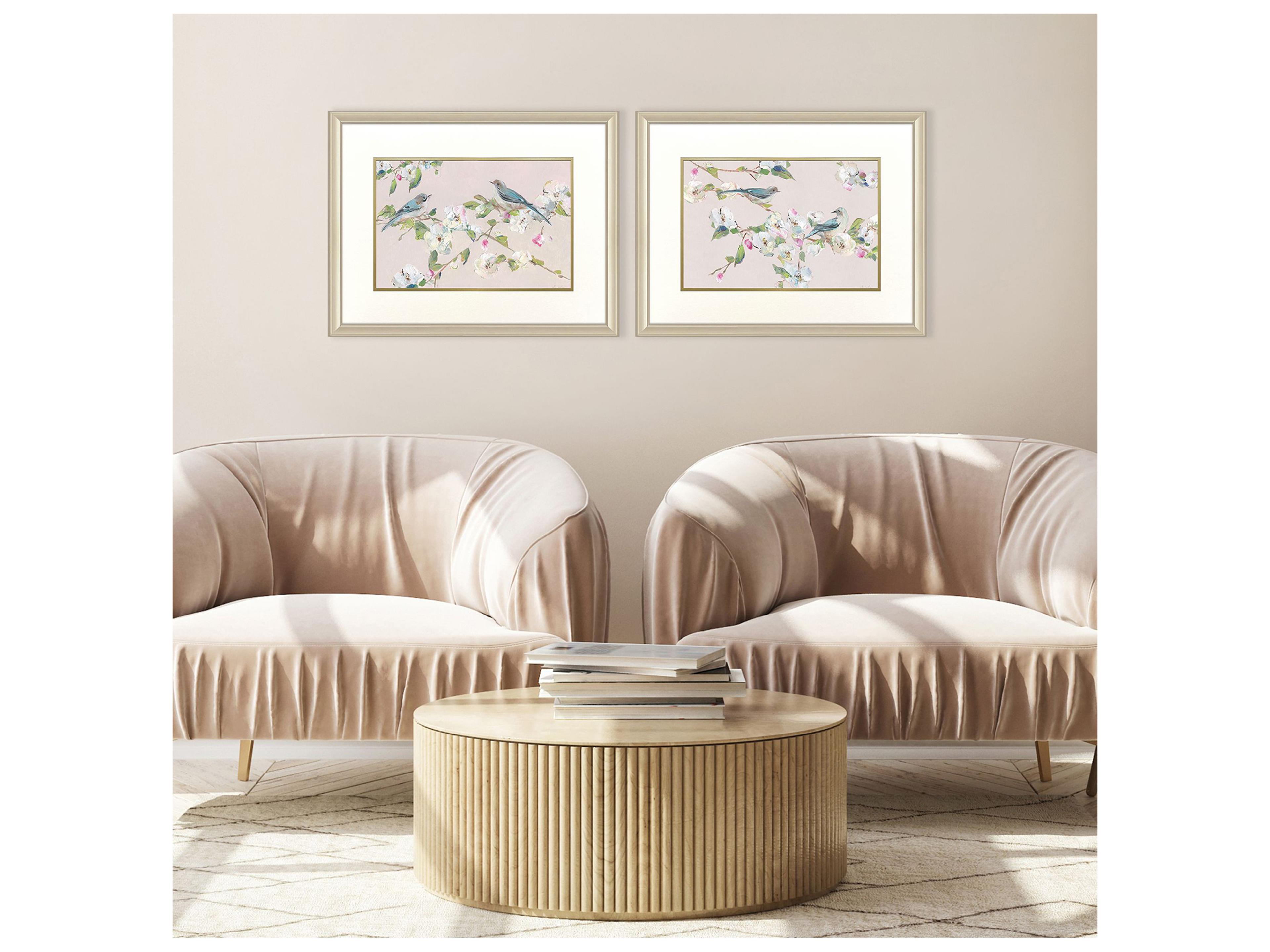 Paragon Birds on Branches Framed Art - Set of 2