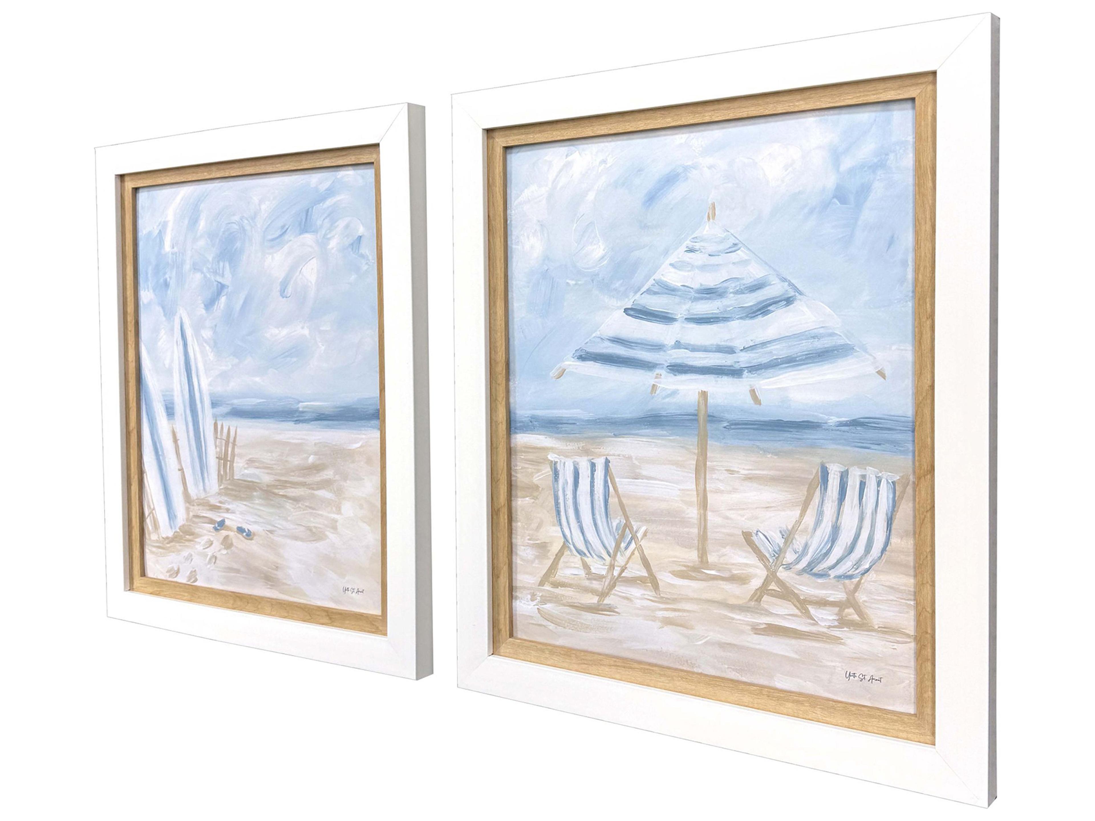Paragon Beaching It Framed Art - Set of 2