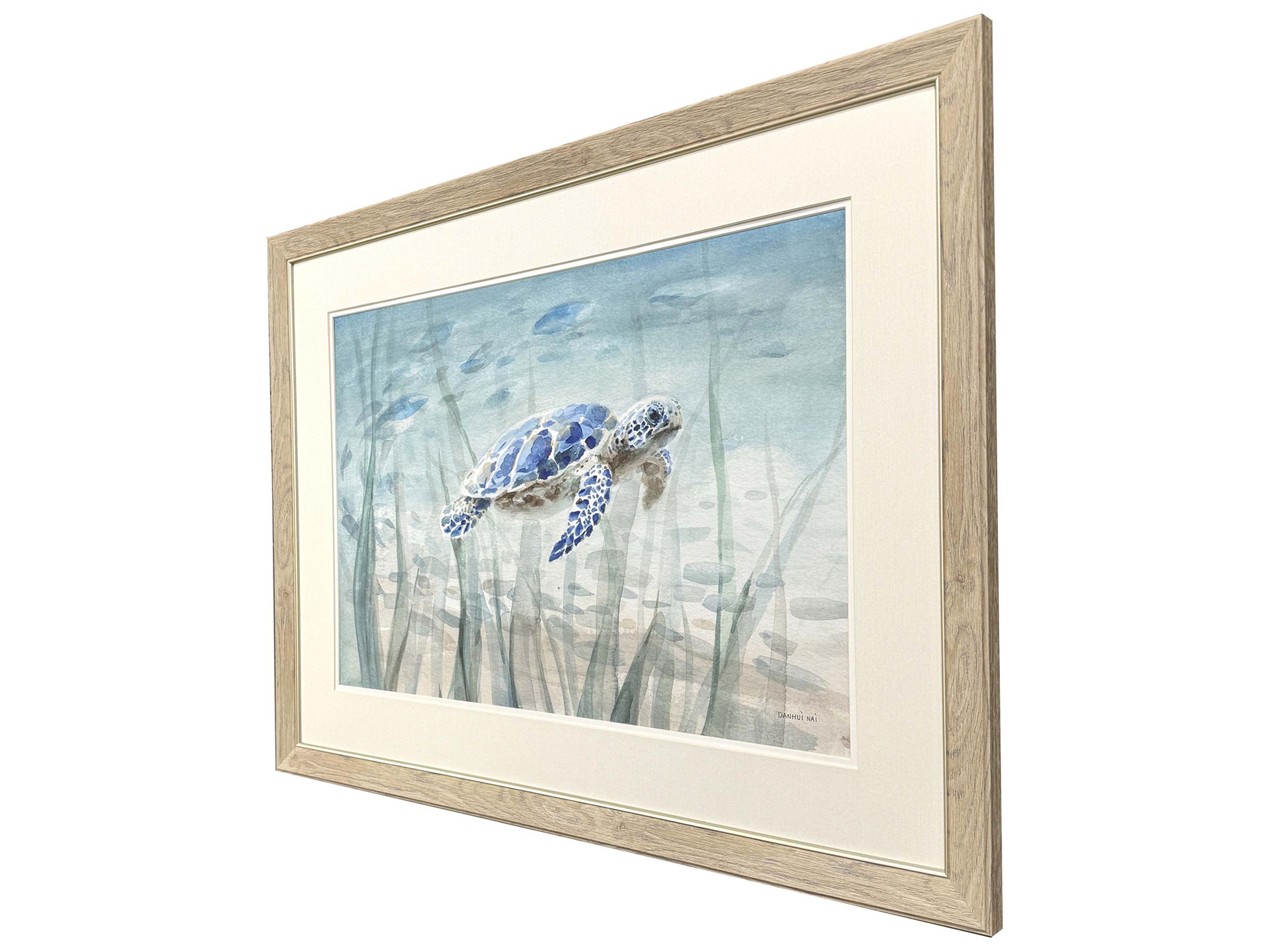 Paragon Undersea Ray Turtle Framed Art