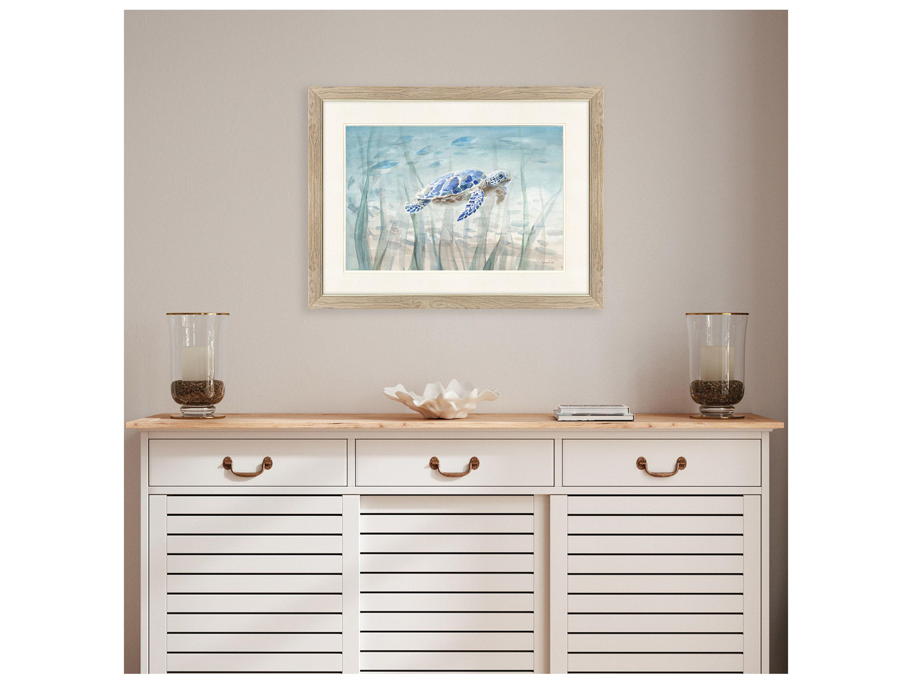 Paragon Undersea Ray Turtle Framed Art