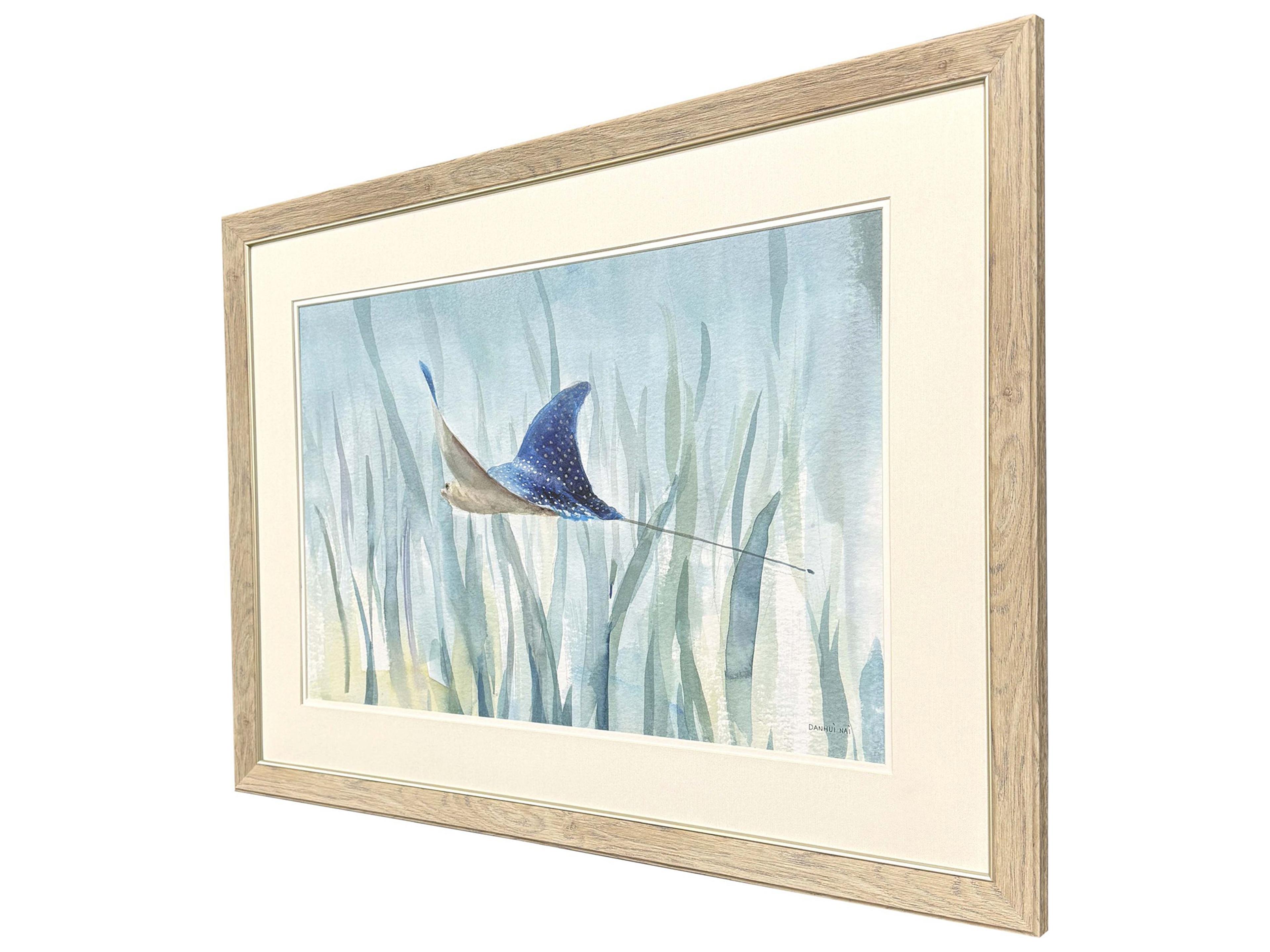 Paragon Undersea Ray Turtle Framed Art