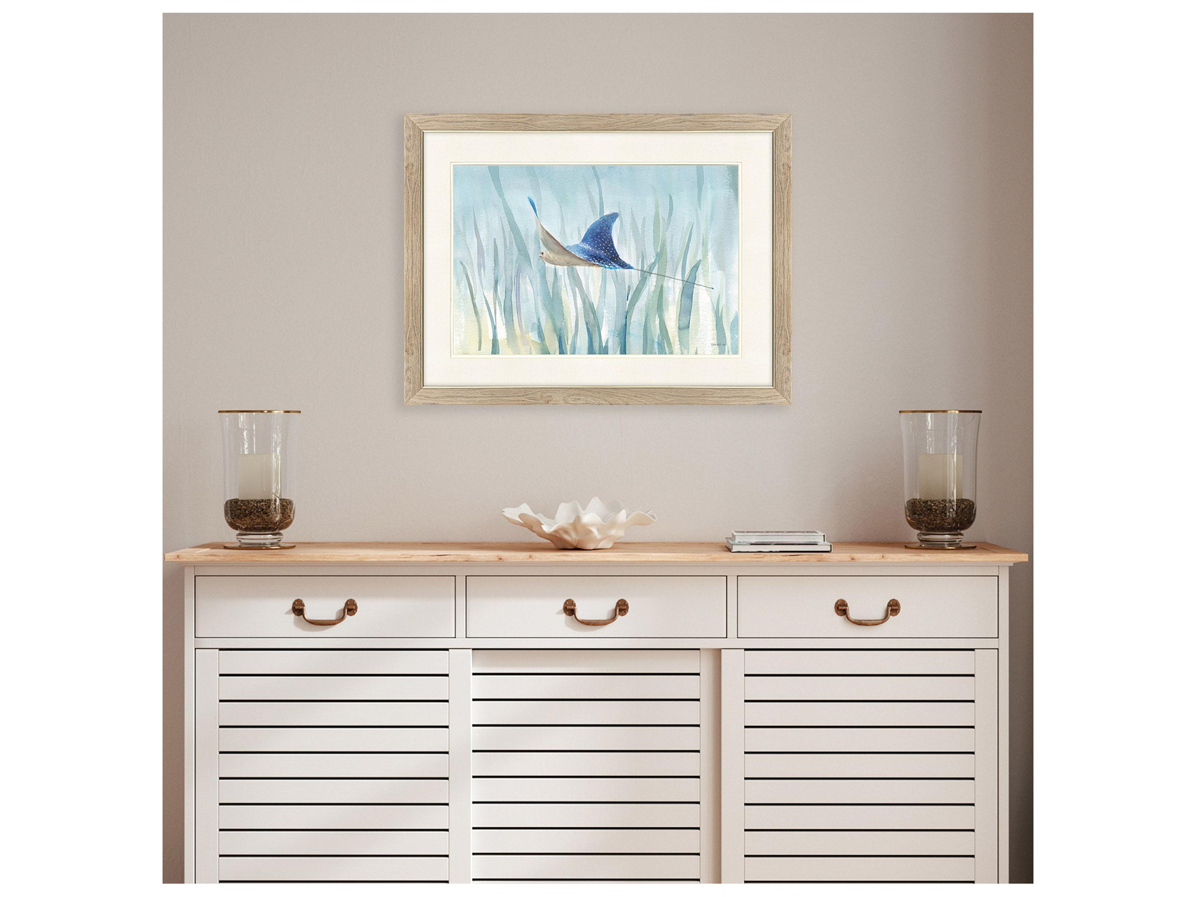 Paragon Undersea Ray Turtle Framed Art